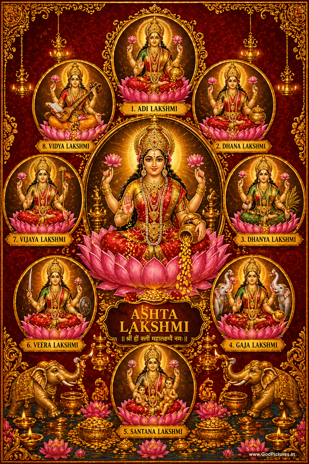1024x1536 Ashta Lakshmi