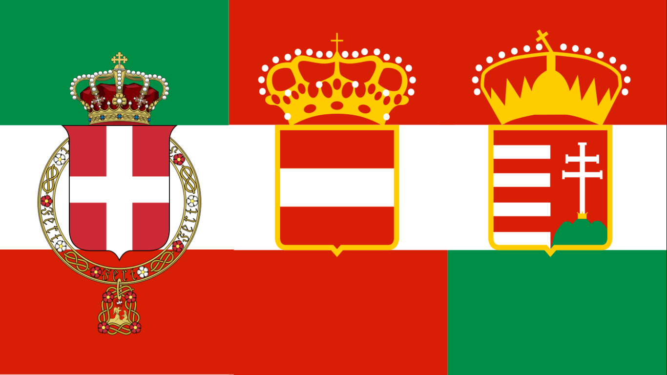 1366x768 the flag of austria hungary italy