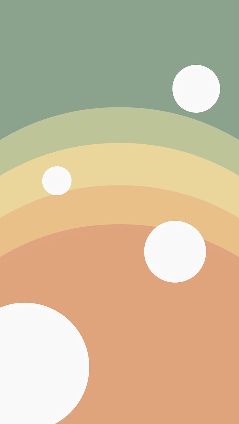 800x1422 Abstry Minimalist abstract colour cream teal green yellow brown, HD phone wallpaper