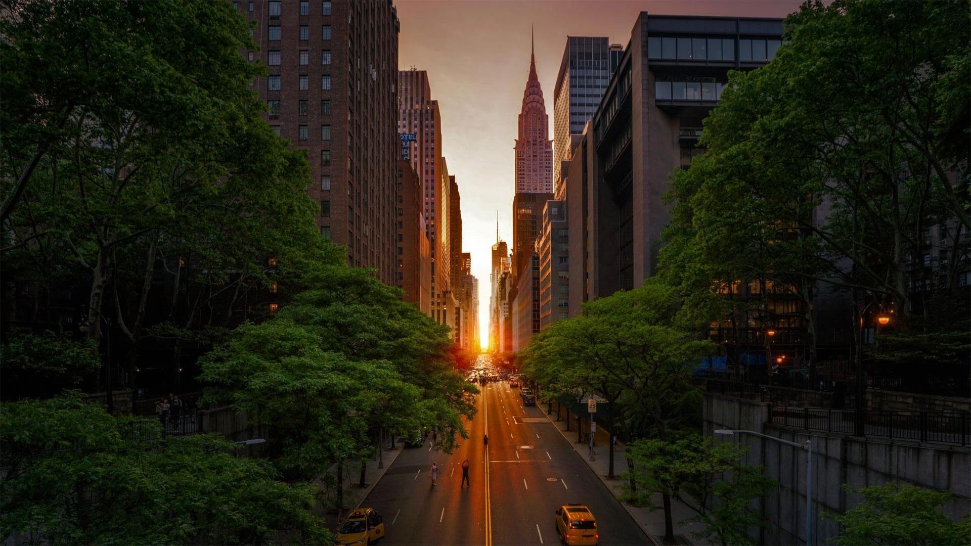 1920x1080 Qu'est ce que le Manhattanhenge ?