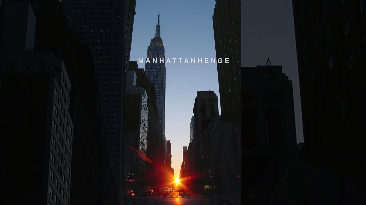 1280x720 Manhattanhenge is back May 28–29