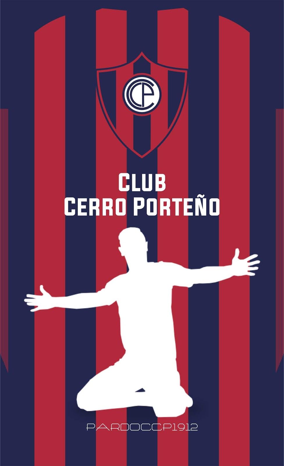 977x1600 PARDOCCP1912: WALLPAPERS. Diego Churin. Cerro Porteño