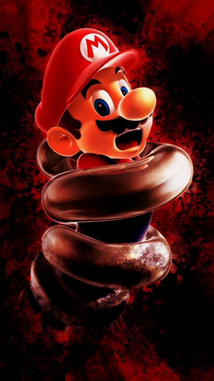 736x1308 Mario and Luigi: Classic Video Game Characters. Black mario wallpaper, Mario bro wallpaper, Dark mario