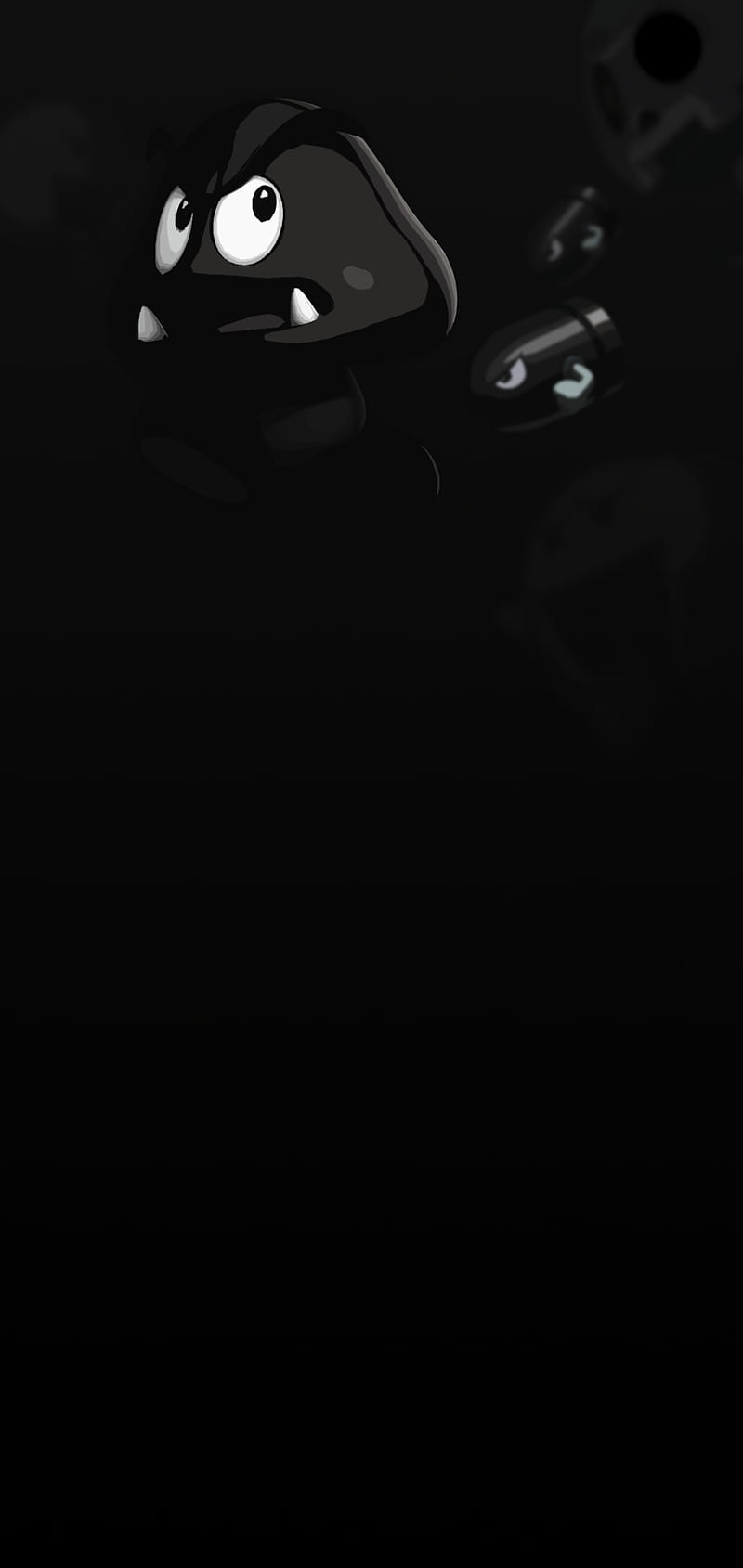 800x1689 Supermario, black, super mario, HD phone wallpaper