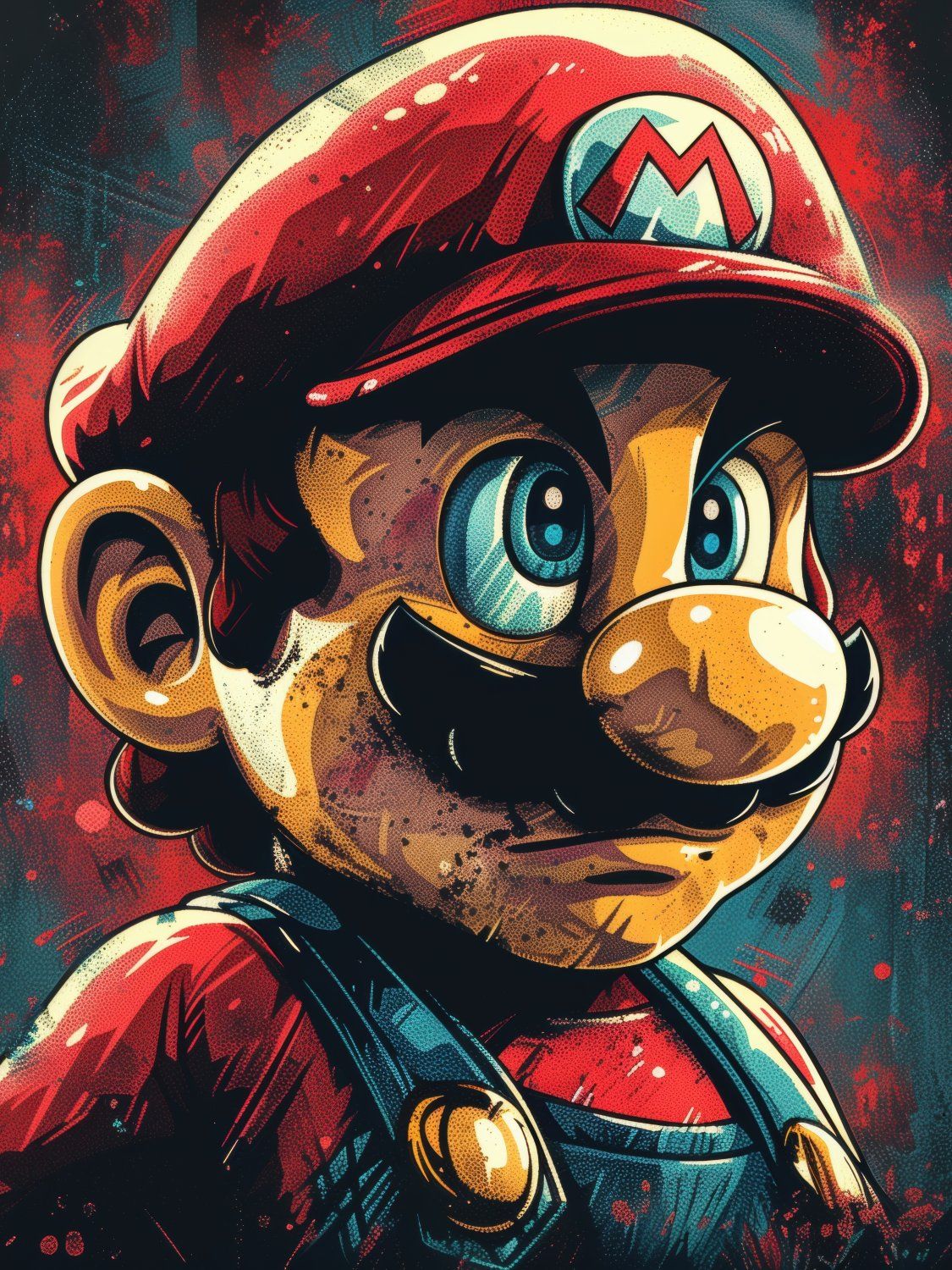 1125x1500 Super Mario Mario Portrait Poster Mystic Media