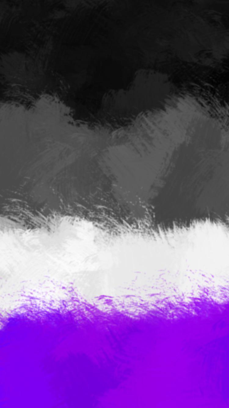 750x1334 Made an asexual phone wallpaper! Feel free to use