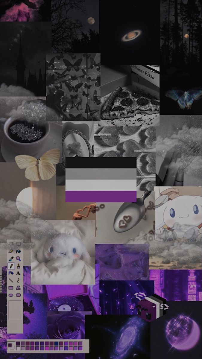 675x1200 asexual pride aesthetic wallpaper