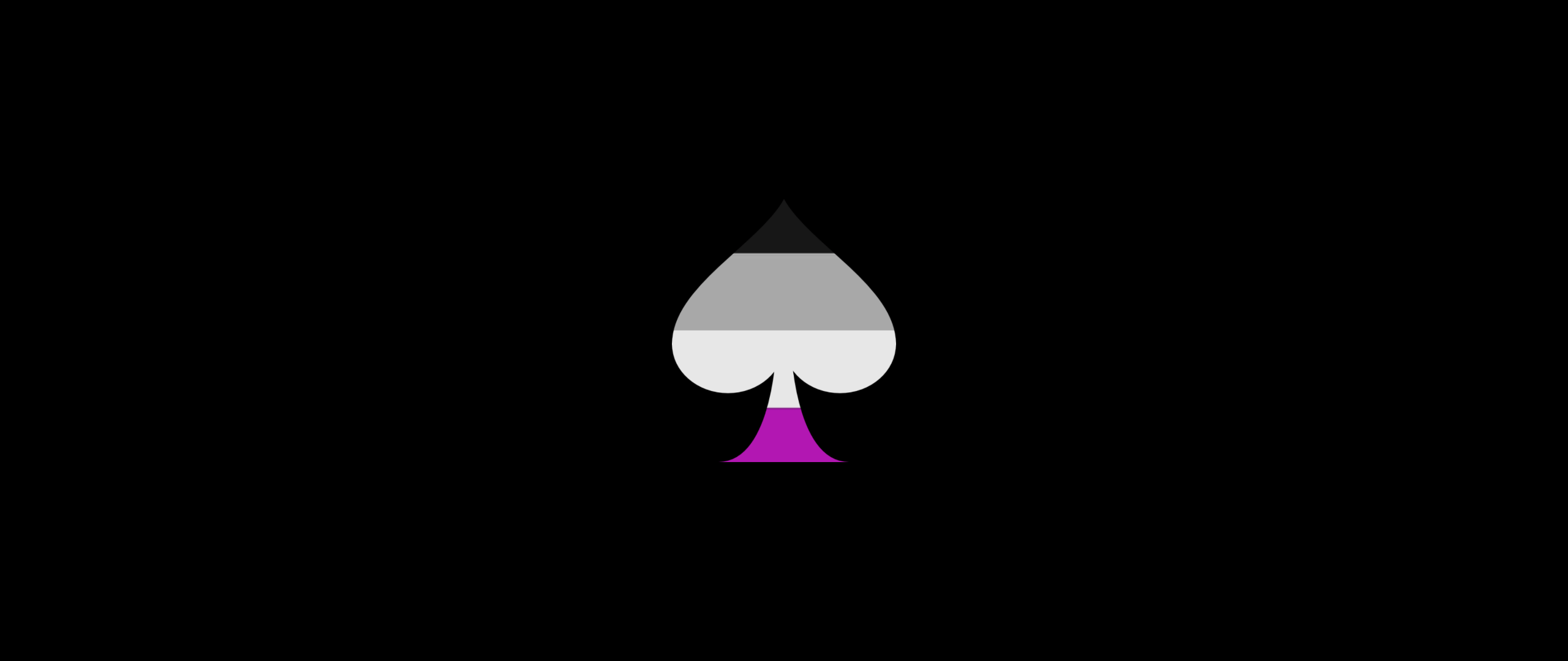 2560x1080 I made an asexual pride wallpaper!