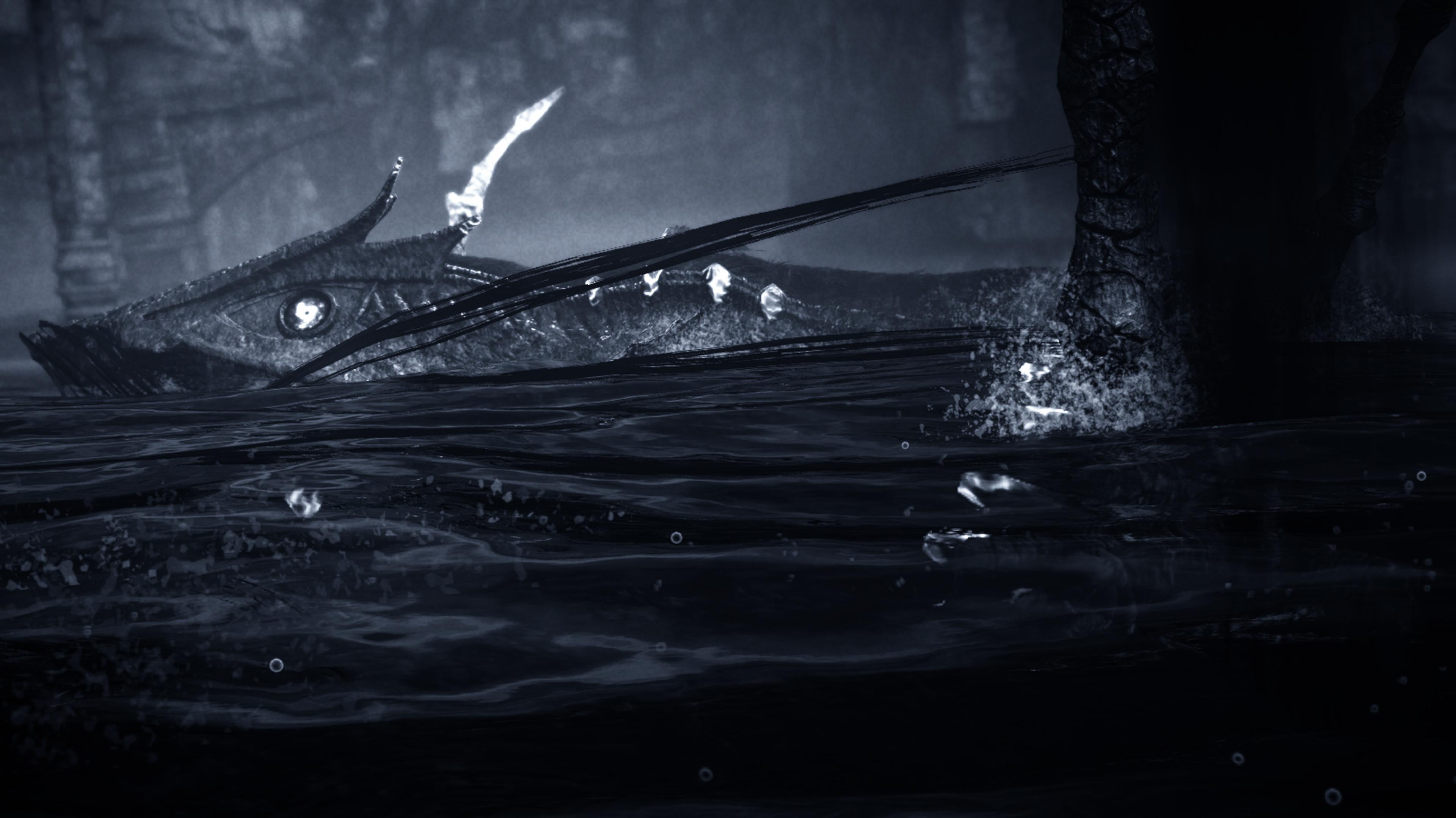 3840x2160 Deadliest Catch. My fear of large bodies of water makes this fight a lot harder than it should be lol