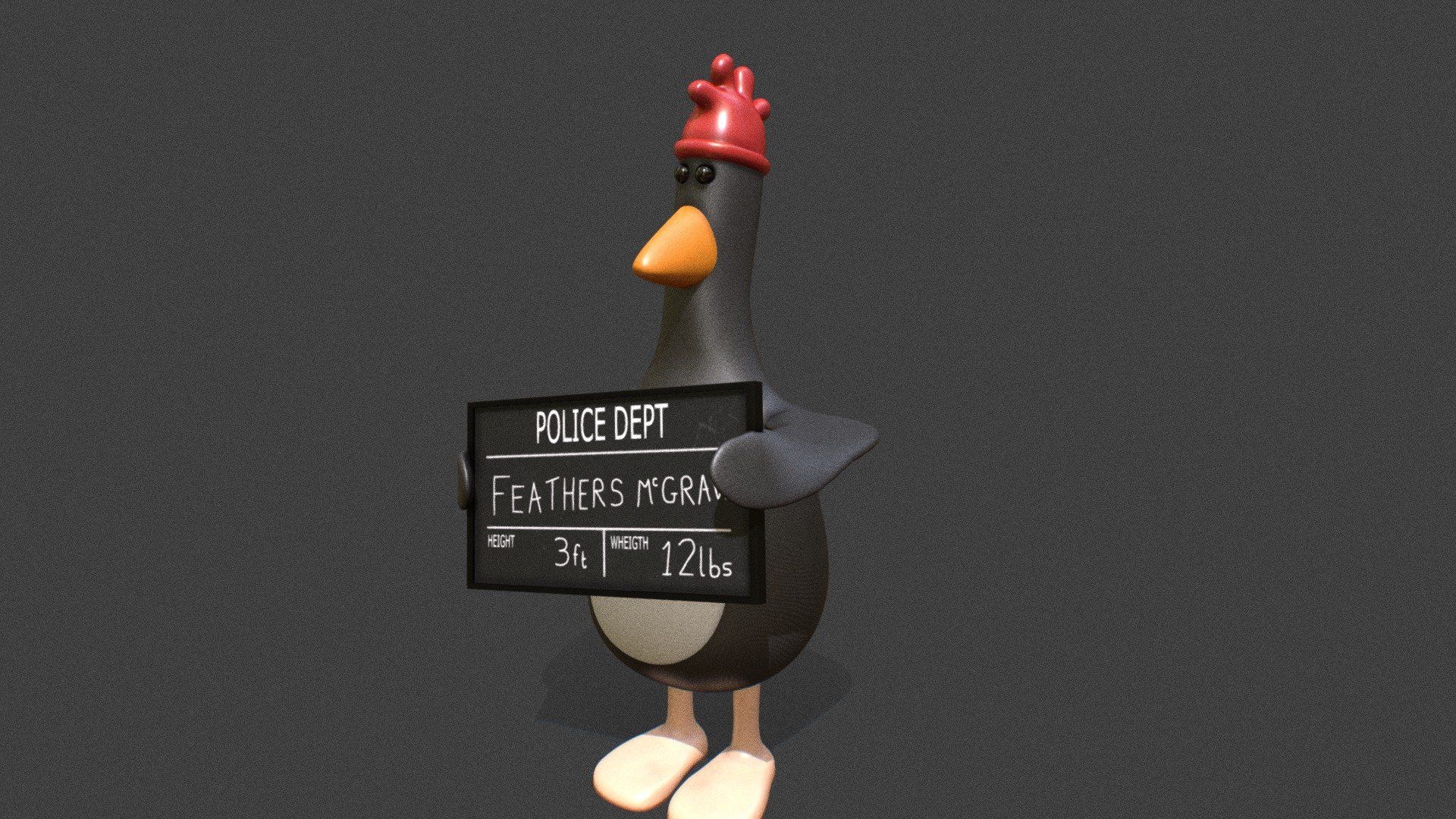 1920x1080 Feathers McGraw model by Mike3 117 [1c946b9]