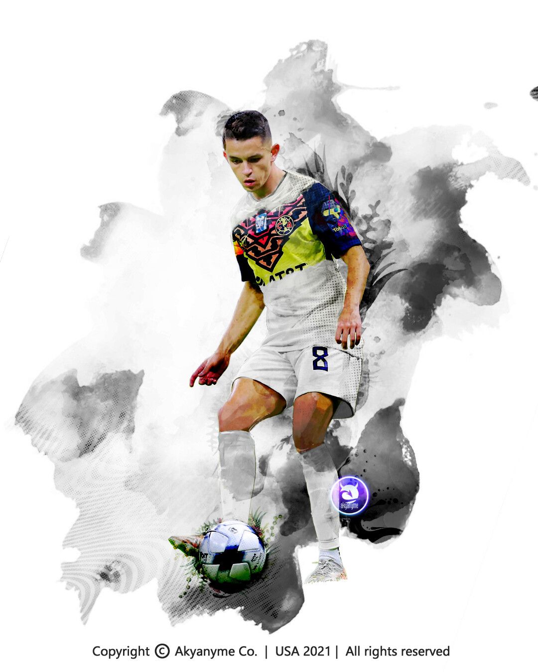 1080x1350 Akyanyme Playera de America a lo Milan