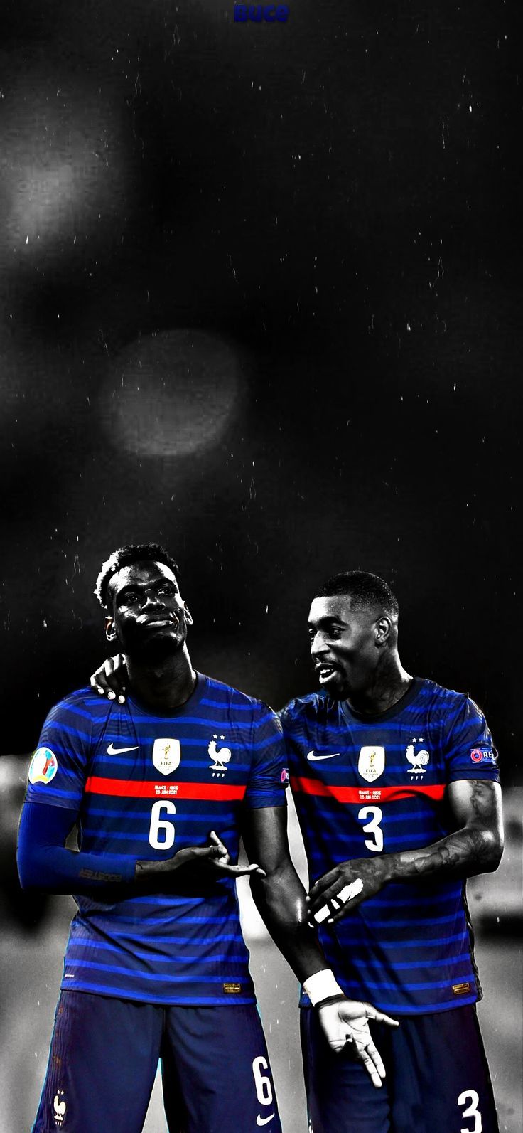 736x1593 Paul Pogba & Presnel Kimpembe Wallpaper for IPHONE