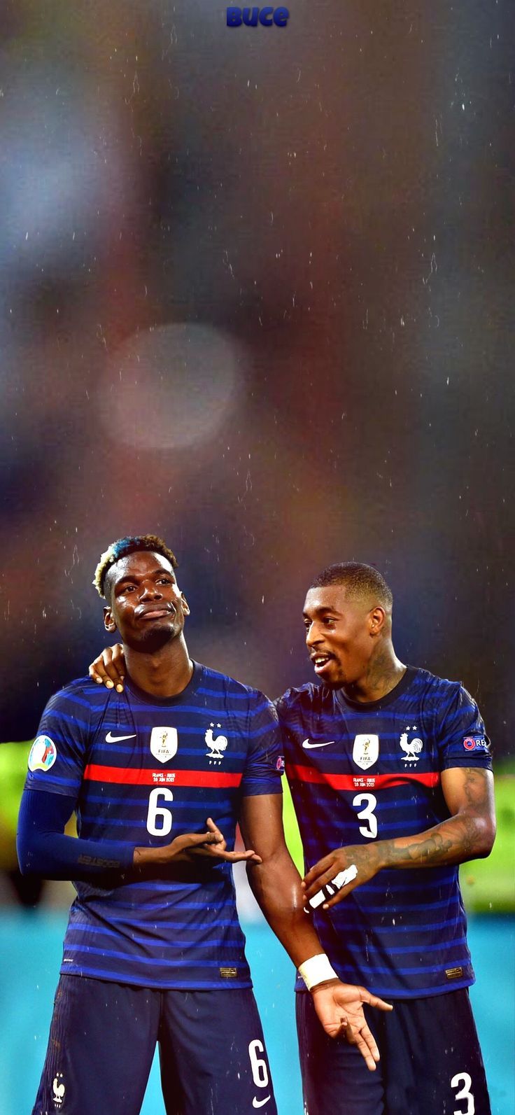 736x1593 Paul Pogba & Presnel Kimpembe Wallpaper for IPHONE