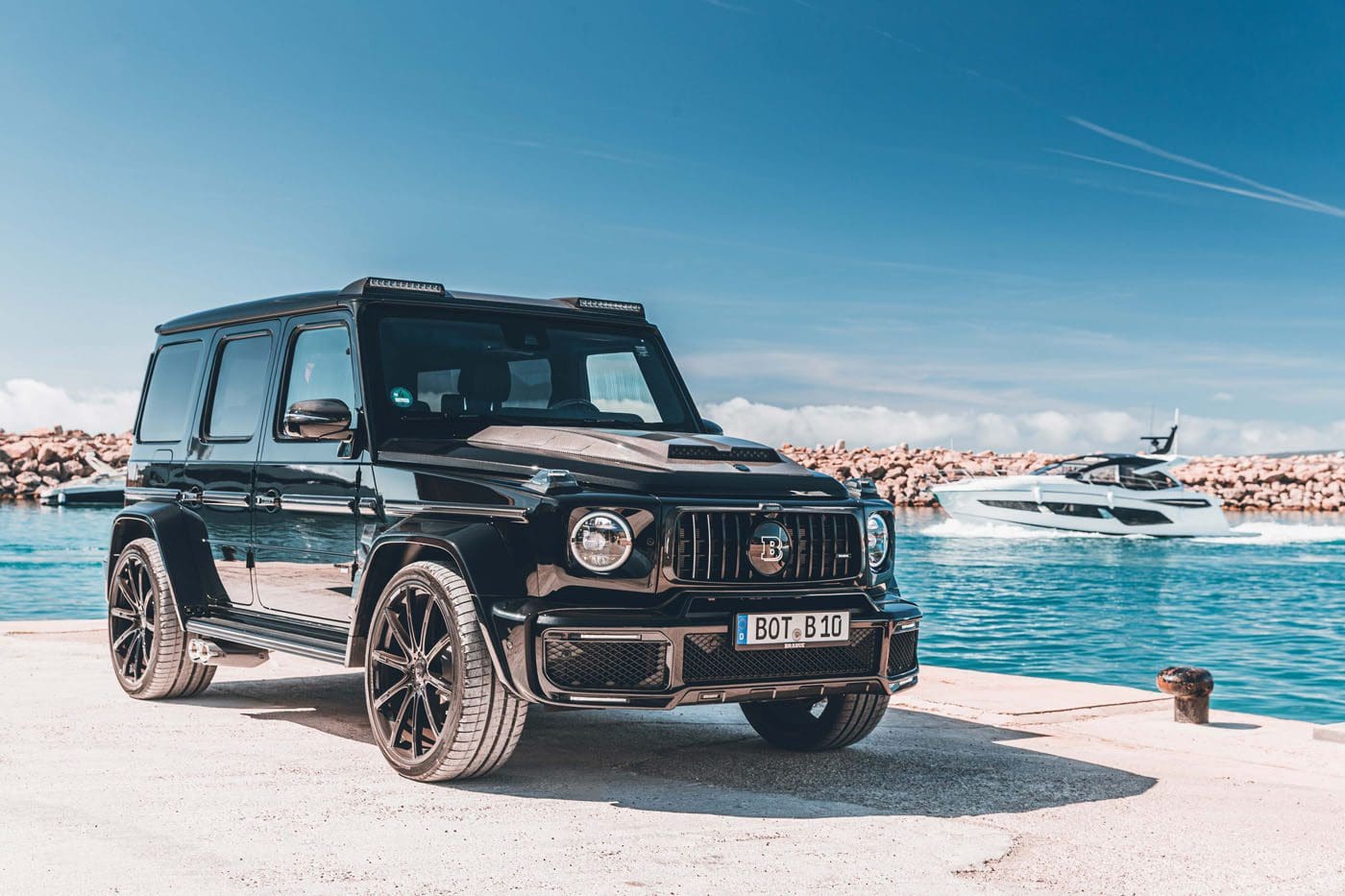 1400x933 The New BRABUS 900 Superblack Is A Blacked Out Beastly G Wagon