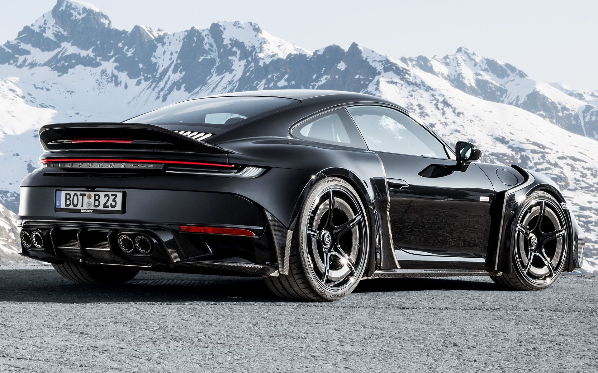 1920x1200 Wallpaper Porsche, Porsche BRABUS, exterior, 1 of Brabus 900 Rocket R, based on 911 for mobile and desktop, section porsche, resolution 1920x1200