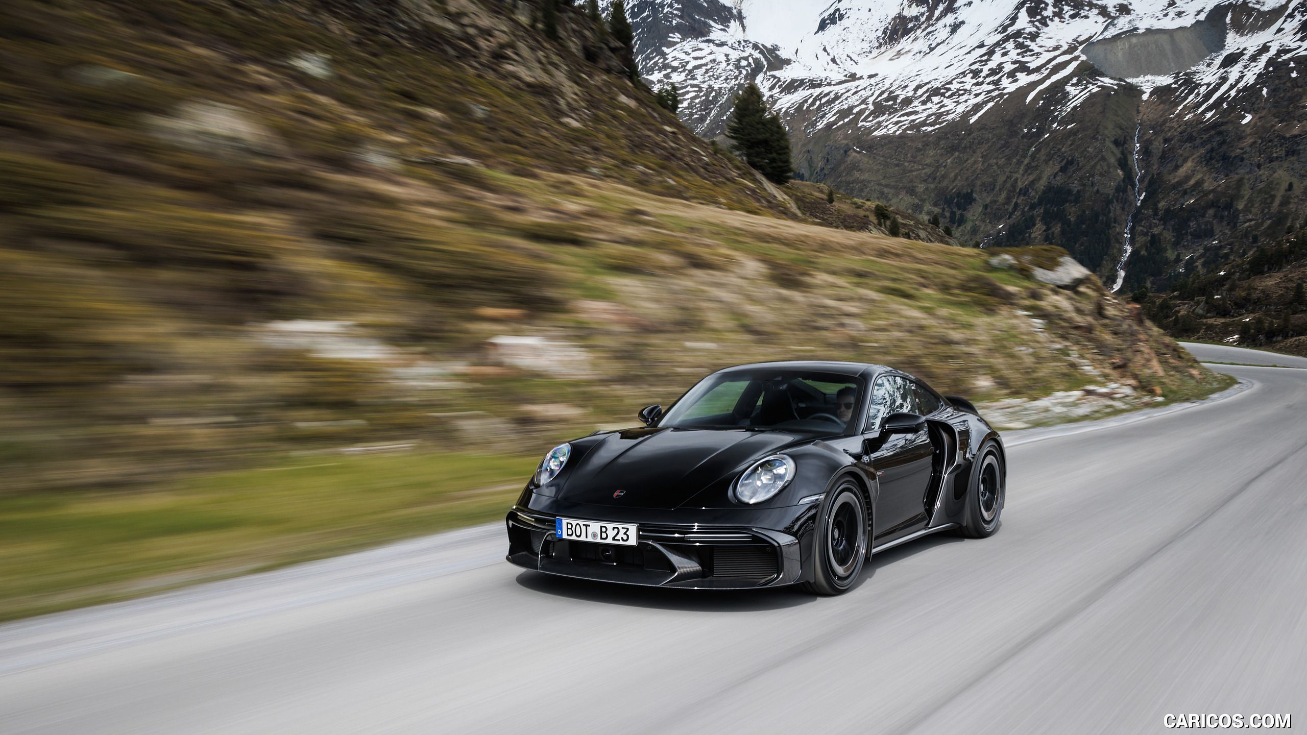 2560x1440 BRABUS 900 ROCKET R 1 Of 25 Based On Porsche 911 Turbo S CoupéMY. Front Three Quarter