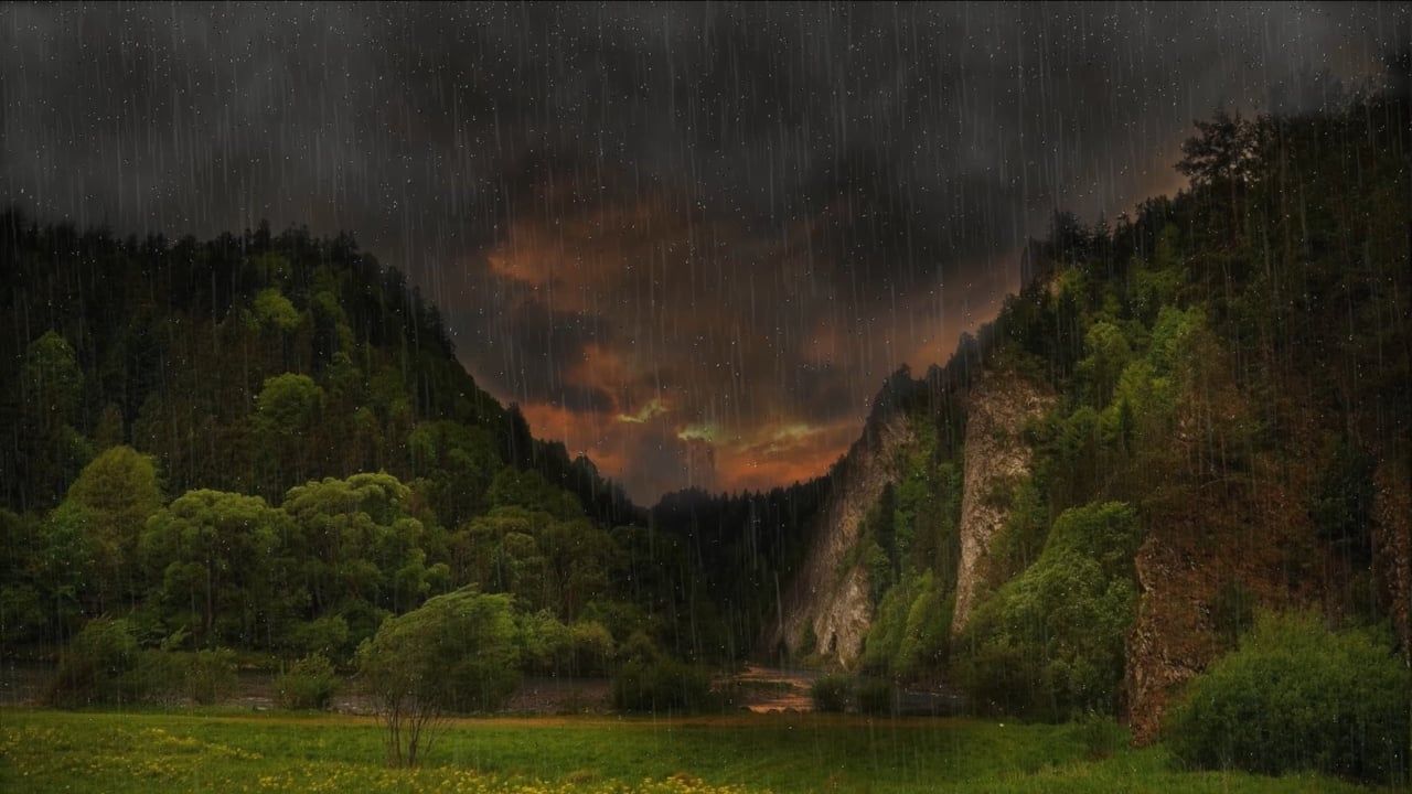 1280x720 Rain, Raindrops, Raining