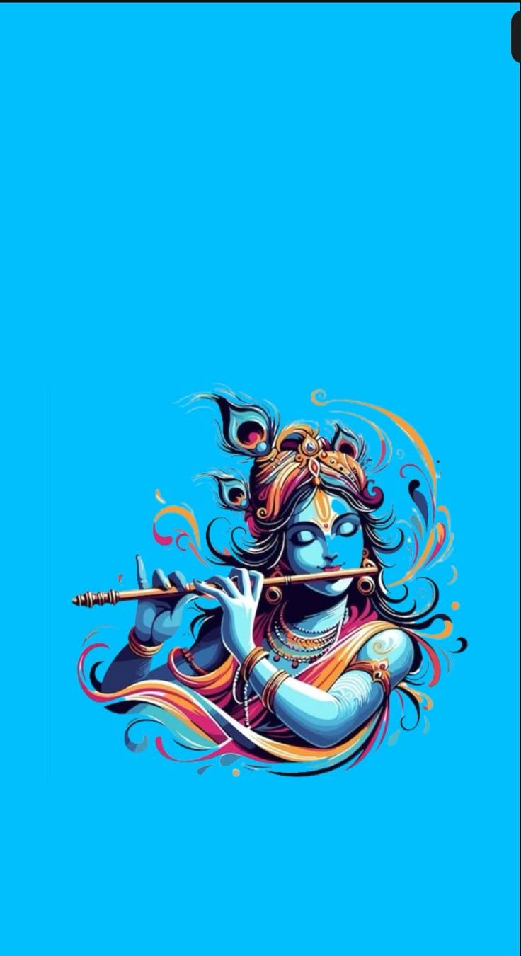 736x1351 Krishna watch face. Krishna illustration wallpaper, Krishna minimalist wallpaper, Hindu art