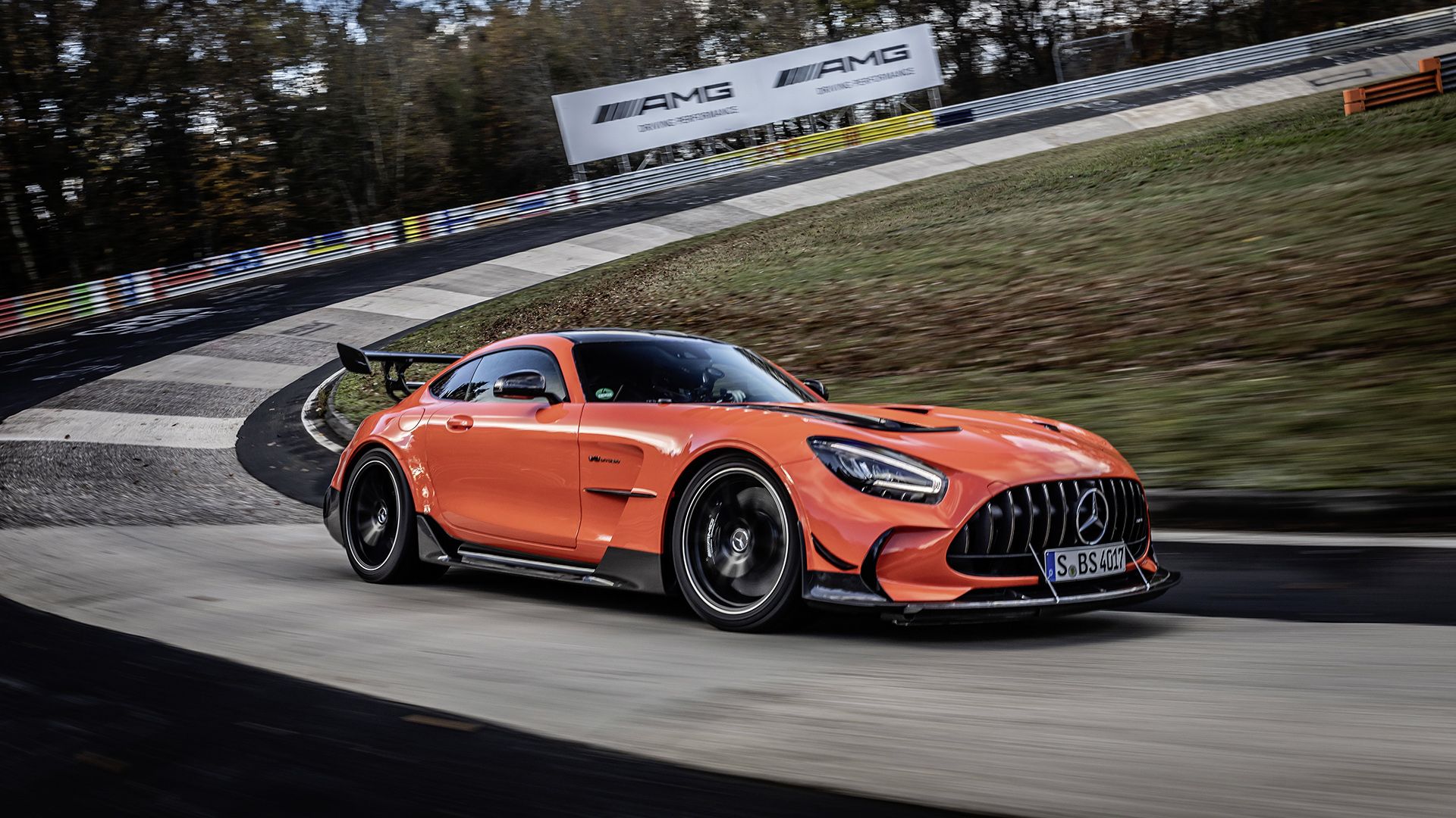 1920x1080 How The 2021 Mercedes AMG GT Black Series Broke The Nurburgring Production Car Record