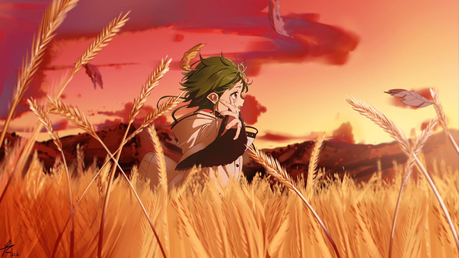 1920x1080 Sylphiette in Golden Fields