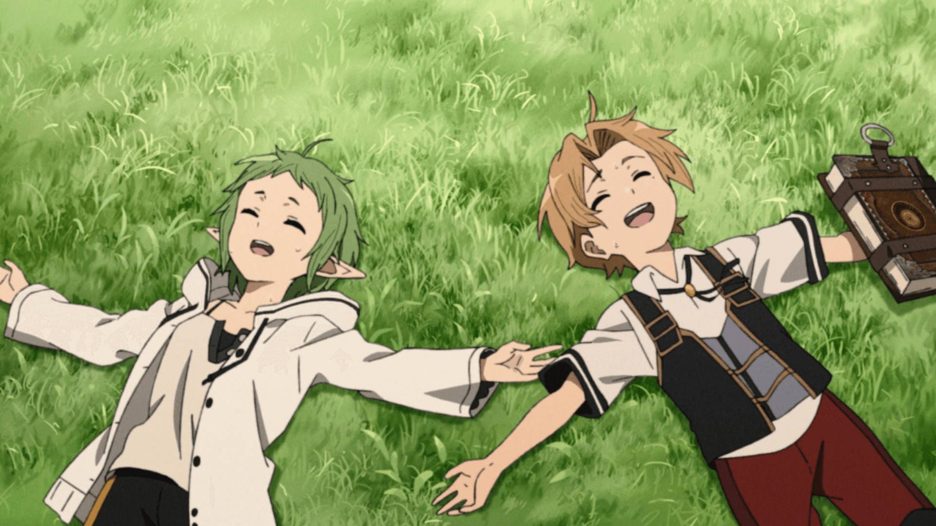 1920x1080 Download Mushoku Tensei Happy Rudeus And Sylphiette Wallpaper