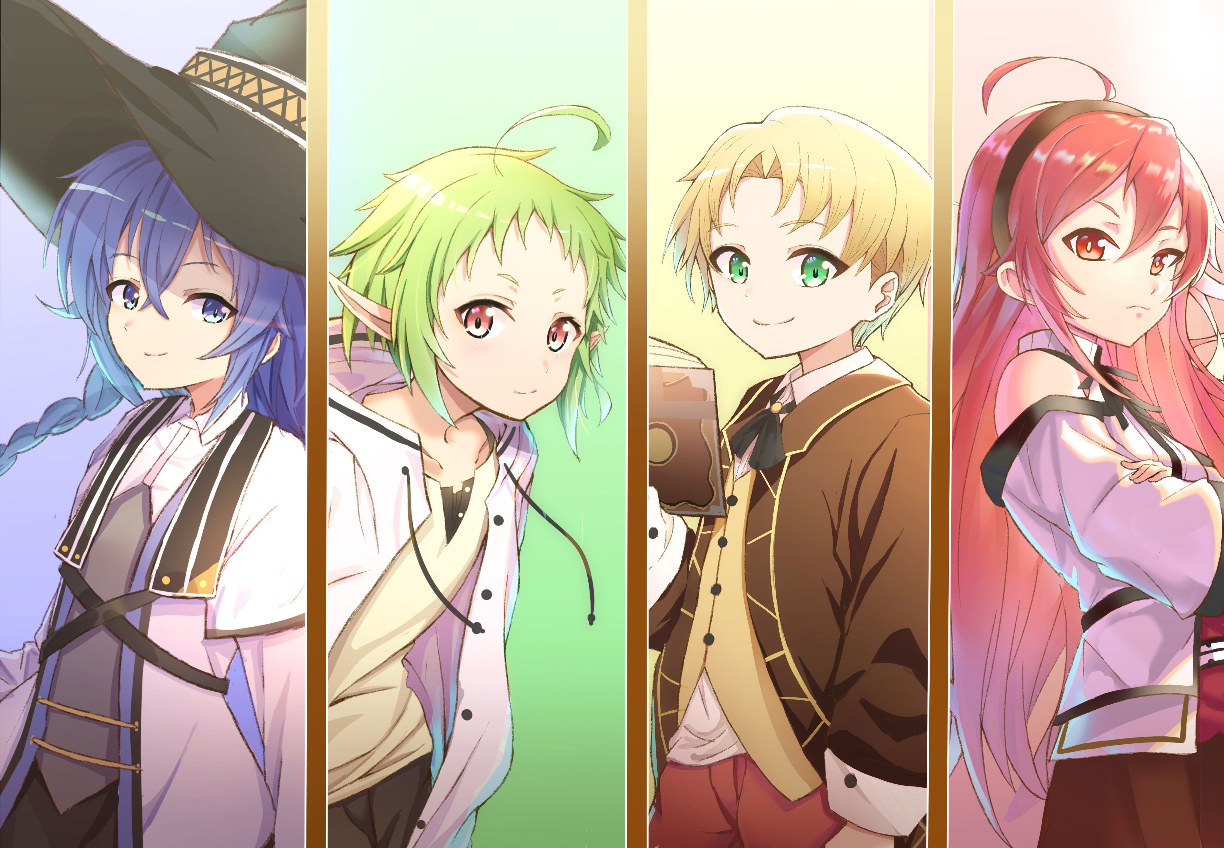 4175x2894 Phone wallpaper: Sylphiette (Mushoku Tensei: Jobless Reincarnation), Mushoku Tensei: Jobless Reincarnation, Roxy Migurdia, Anime, Eris Boreas Greyrat, Rudeus Greyrat 1034056