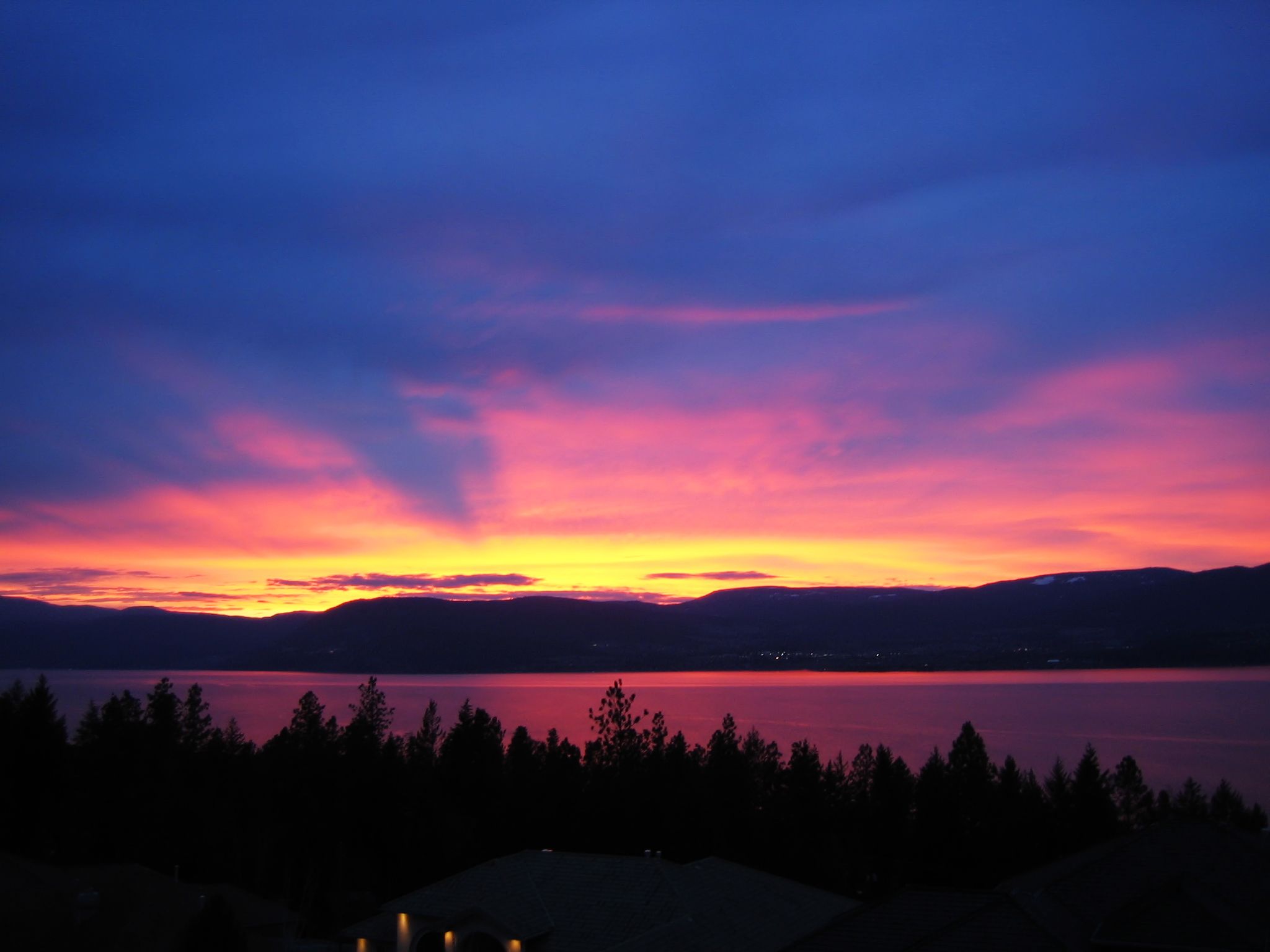 2048x1536 Sunset Kelowna, Okanagan