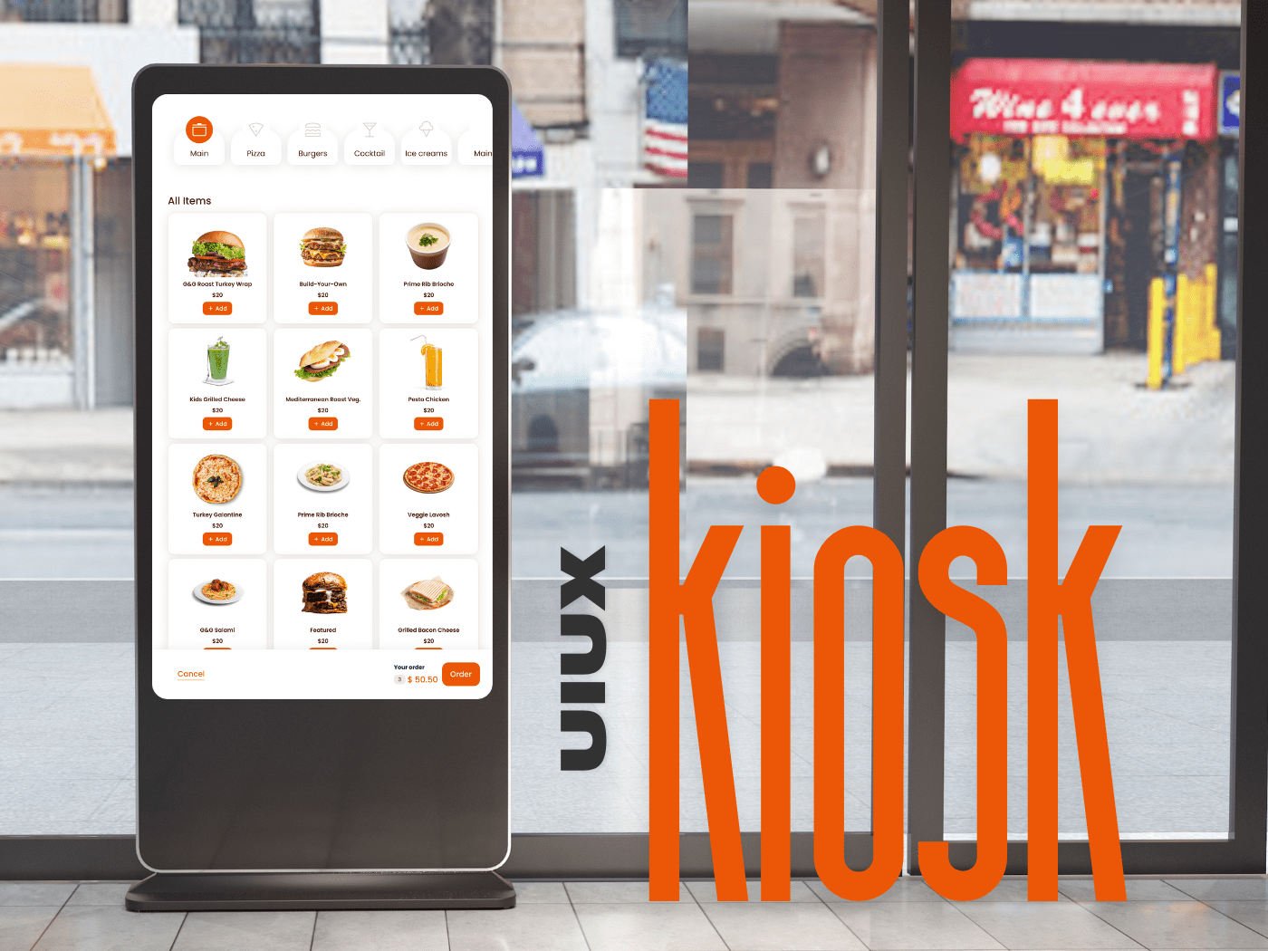 1400x1050 UI UX Design For Self Service Food Kiosk System By Samreen_shahid On Dribbble