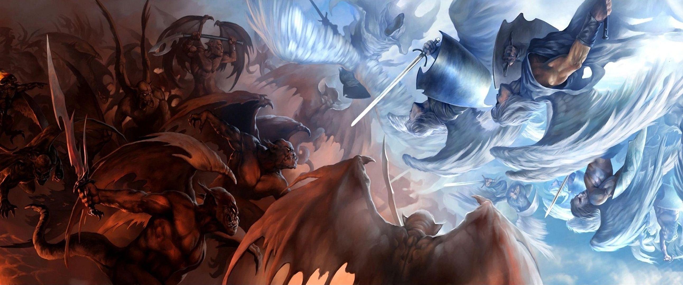 2585x1080 Free download good and evil wallpaper ForWallpapercom 2585x1080