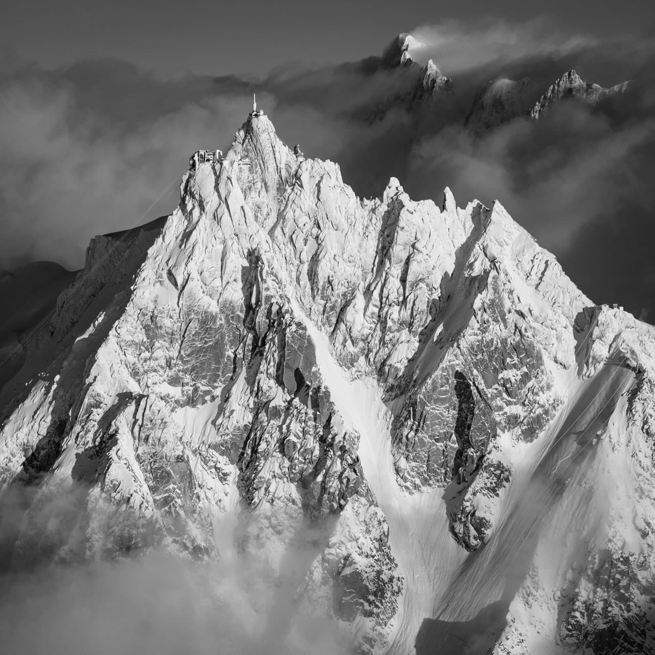 1280x1280 Photograph of the Aiguille du Midi