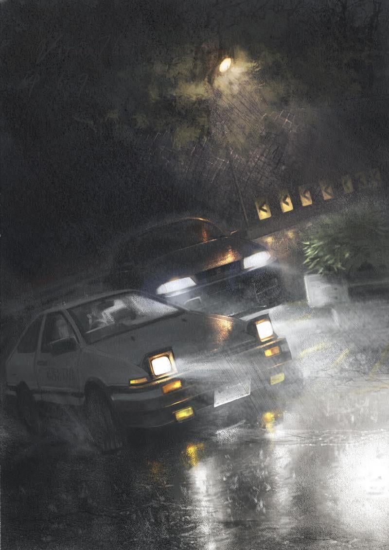 800x1132 Drop your initial D wallpaper