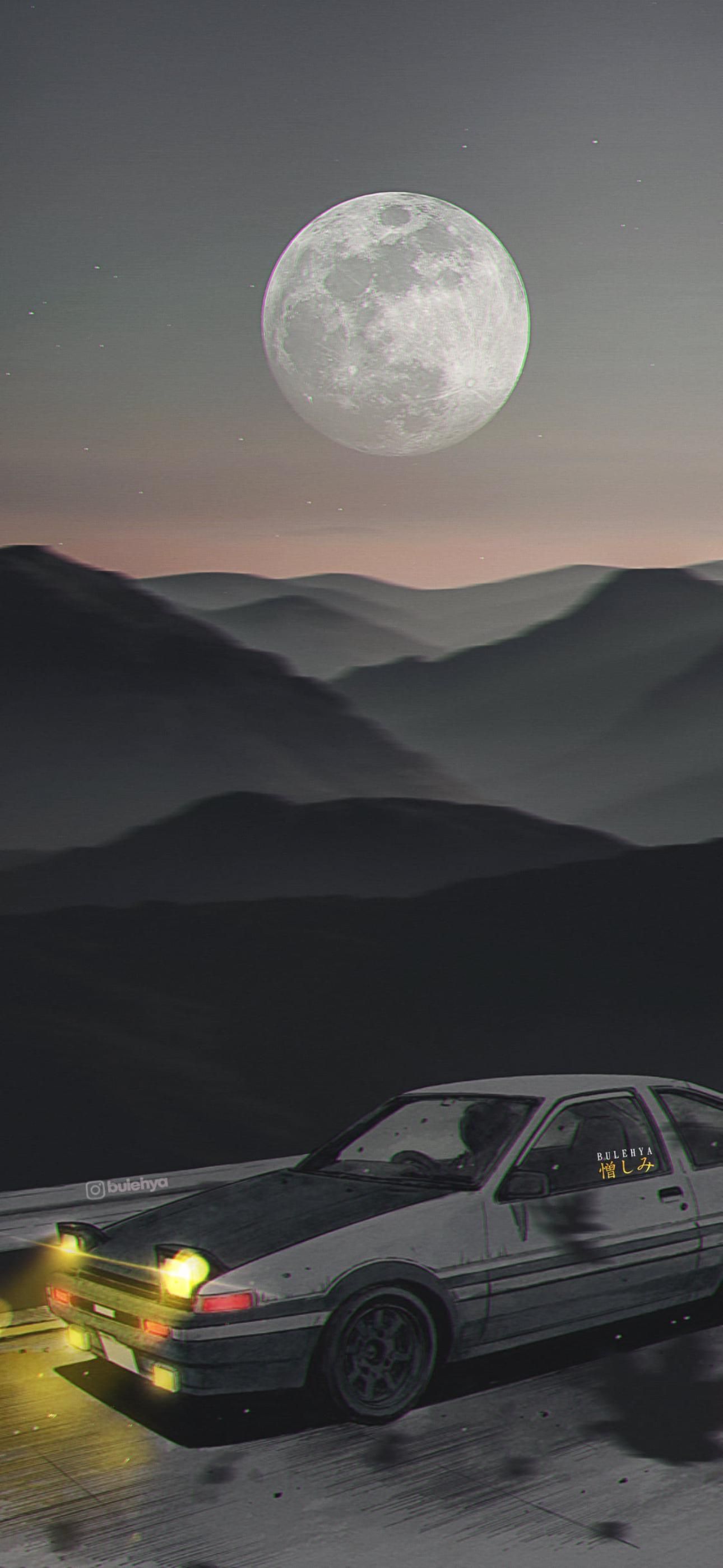 1290x2796 iPhone Initial D Wallpaper [1290x2796]