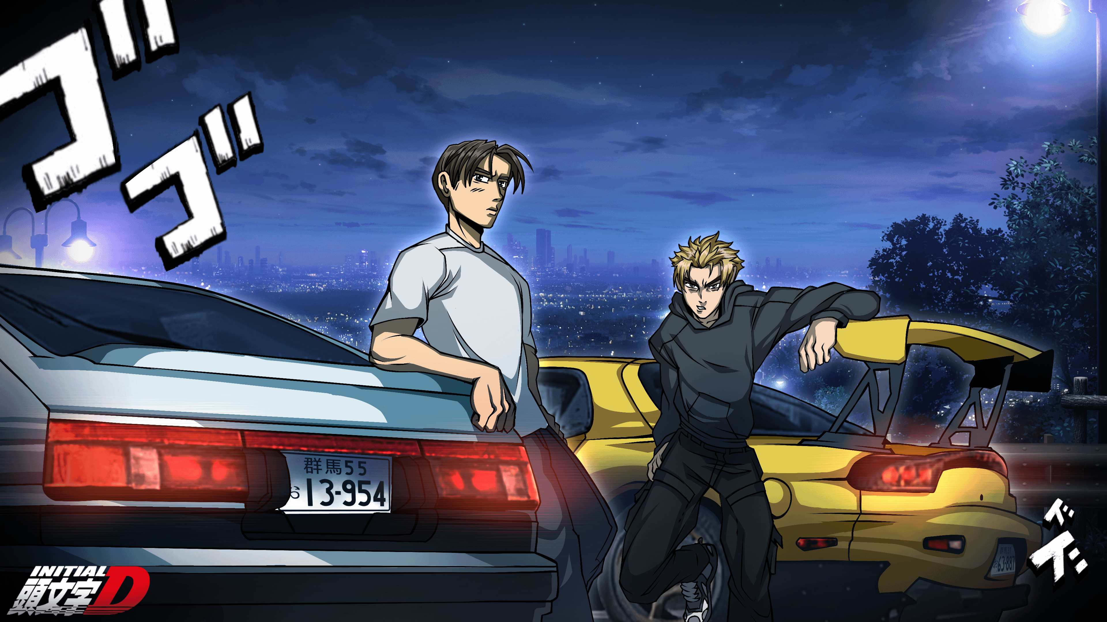 3840x2160 Initial D PC Wallpaper