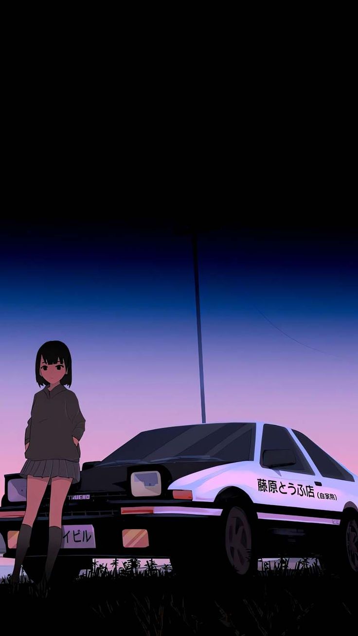 736x1308 Initial D iPhone Wallpaper HD