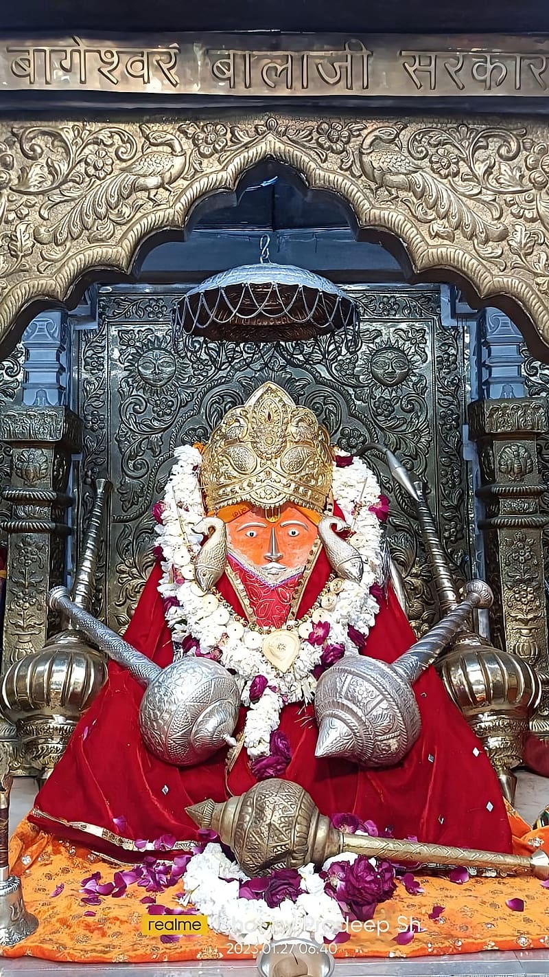 800x1422 Bageshwar Dham Balaji, hanuman balaji, lord, god, HD phone wallpaper