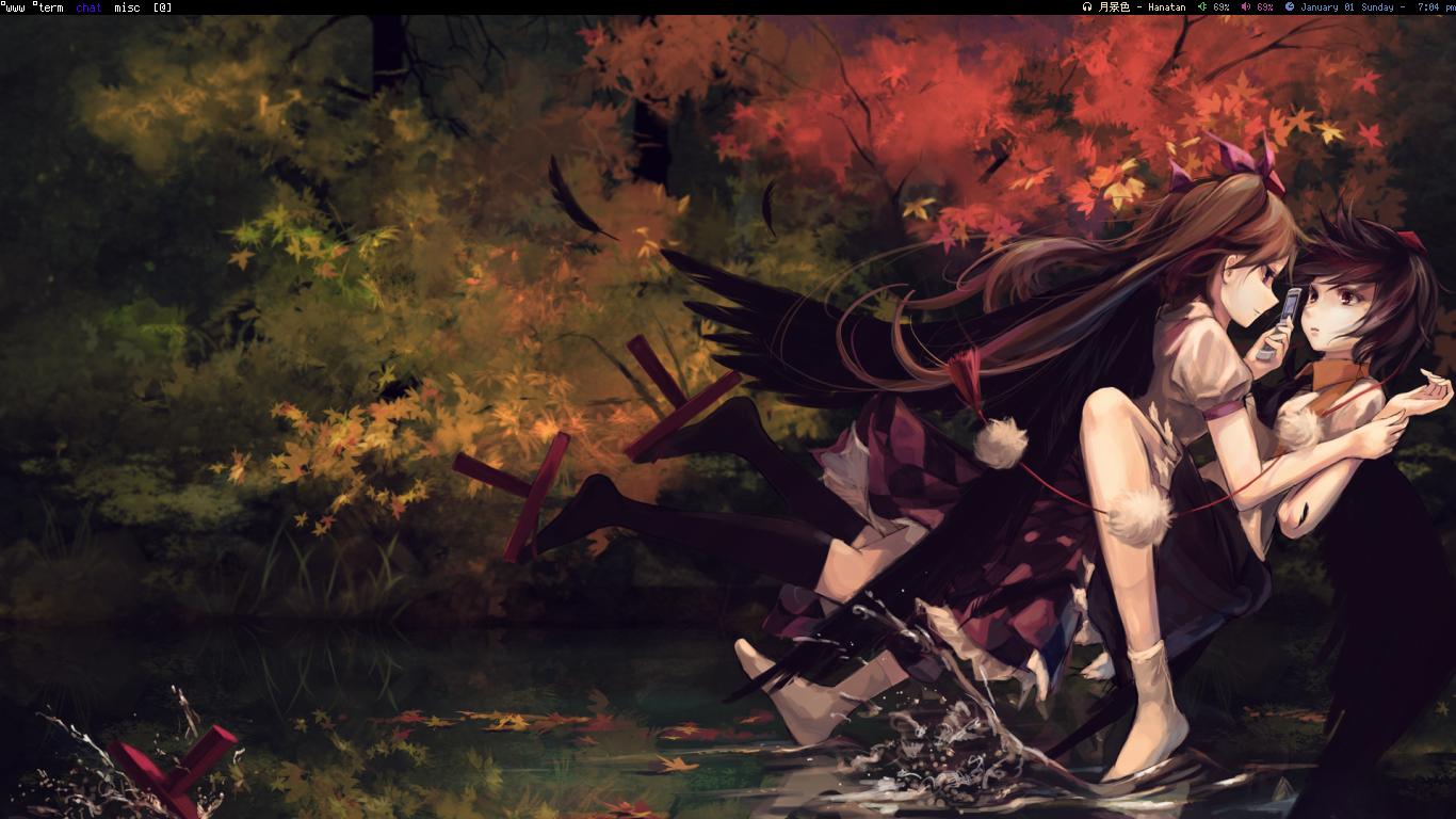 1366x768 Arch + dwm