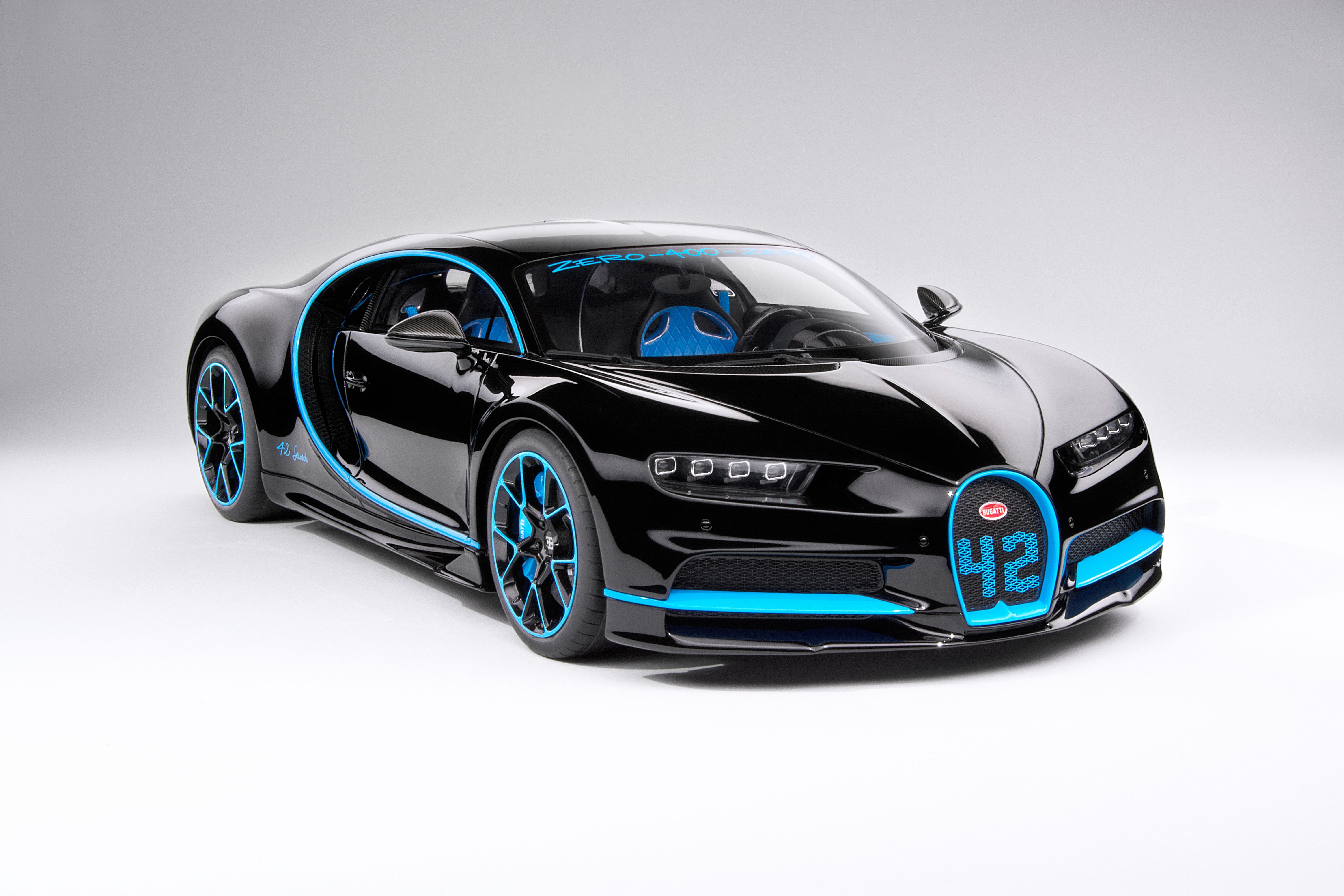 6000x4000 Wallpaper background, black, art, front view, hypercar, Bugatti Chiron for mobile and desktop, section bugatti, resolution 6000x4000