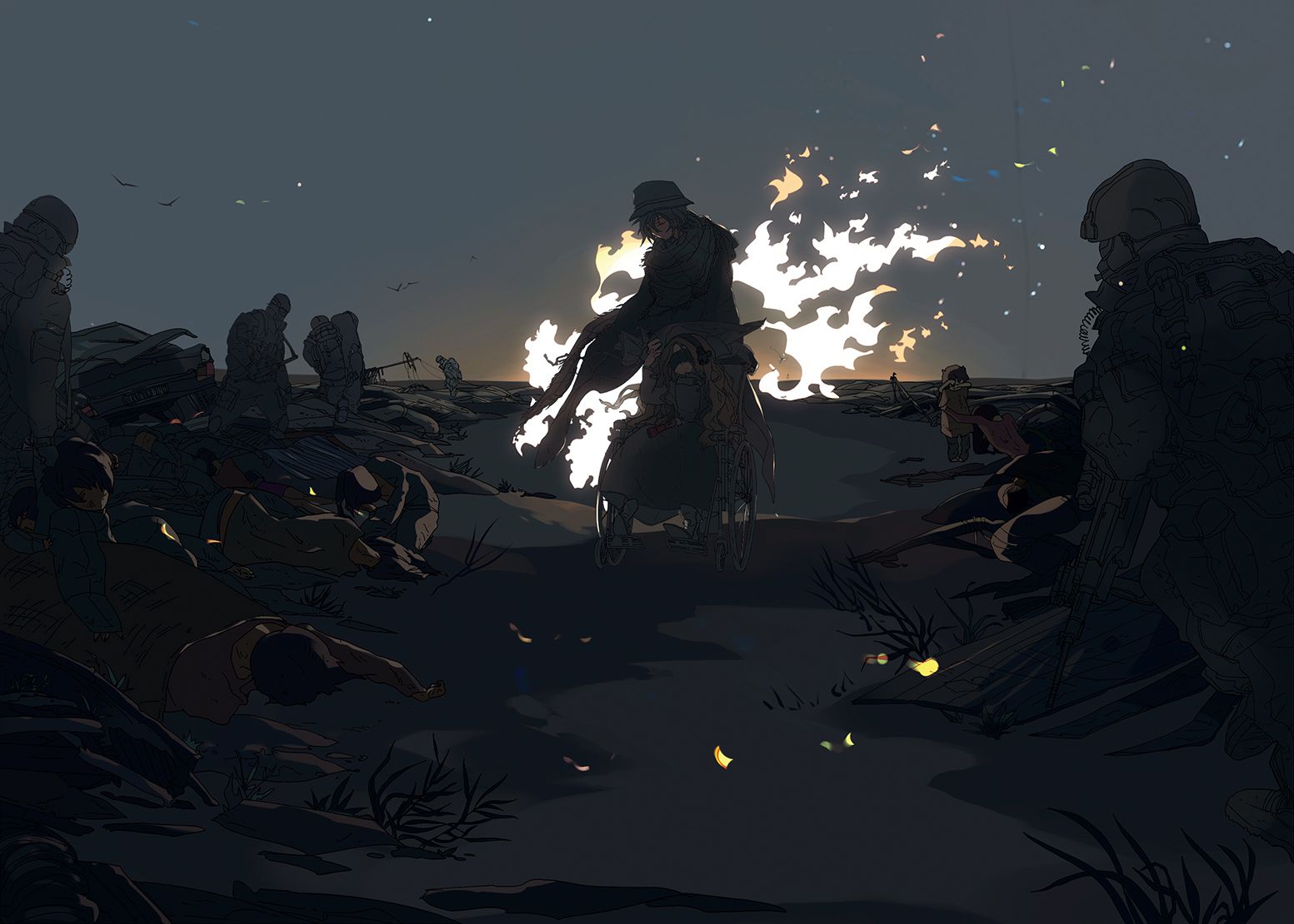 1553x1110 Noda Yojiro Anime Image Board