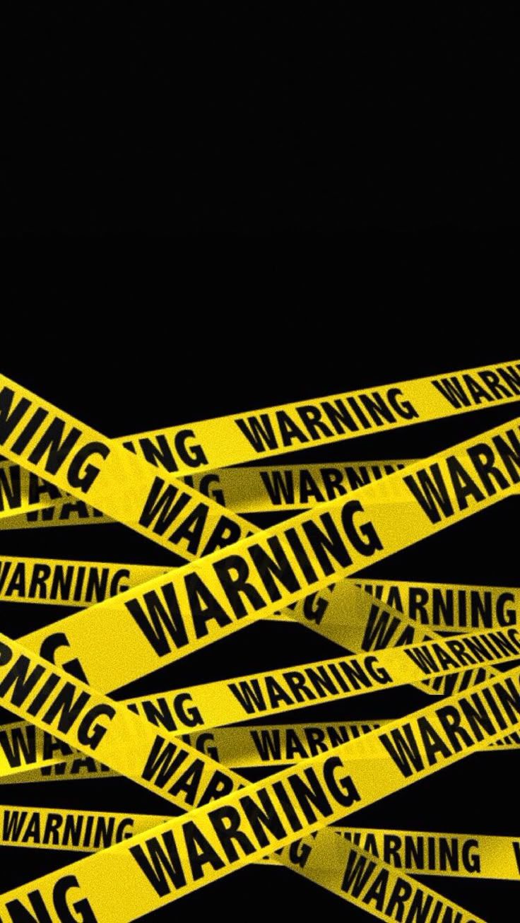736x1306 warning tape wallpaper