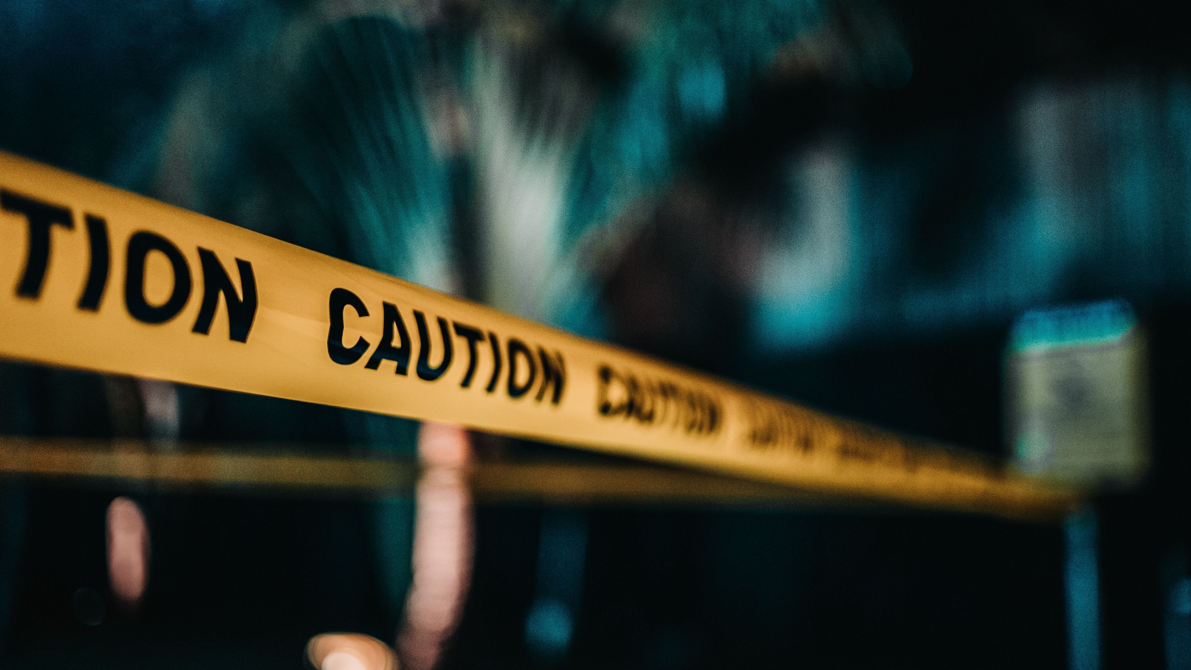 3840x2160 Download wallpaper 3840x2160 barricade tape, caution tape, warning tape, inscription, yellow 4k uhd 16:9 HD background