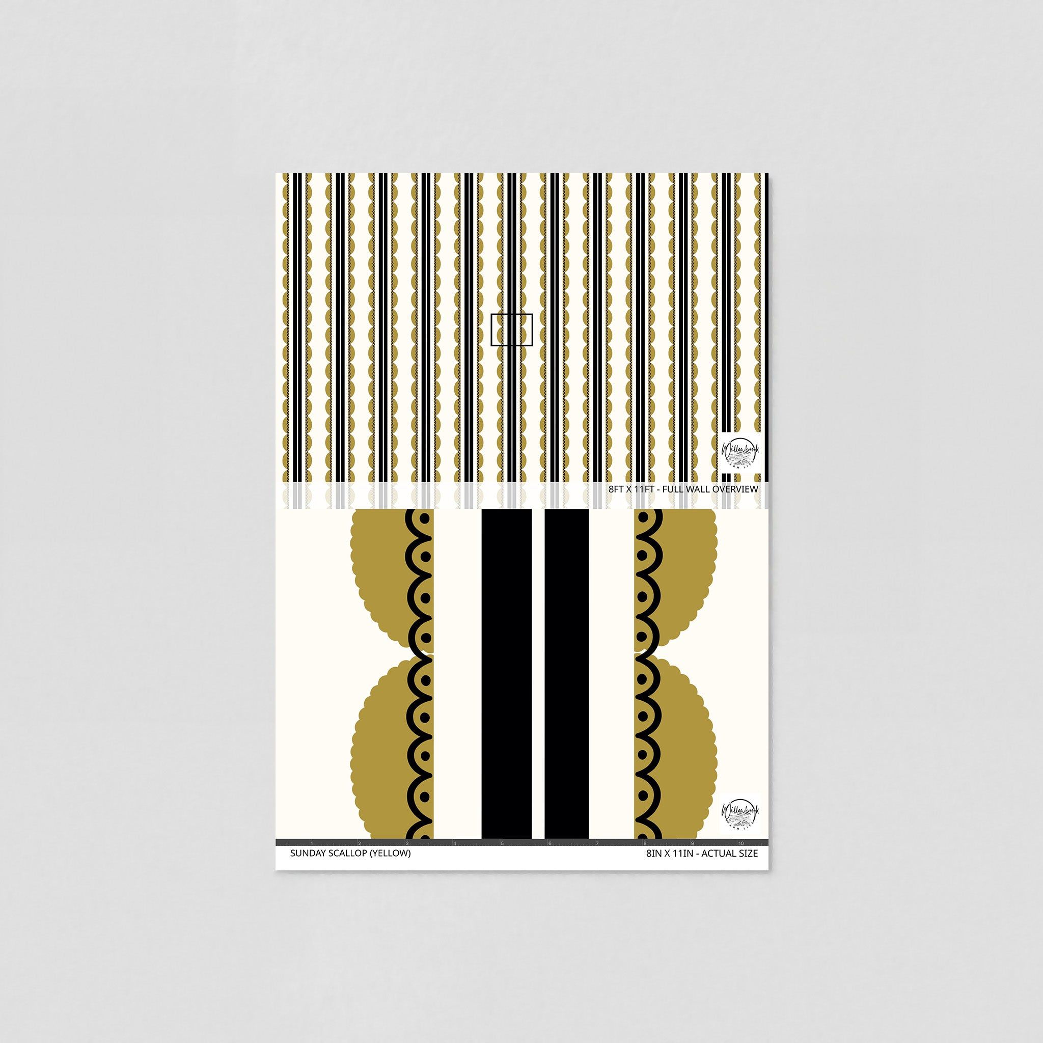 2048x2048 Sunday Scallop (Yellow) Wallpaper