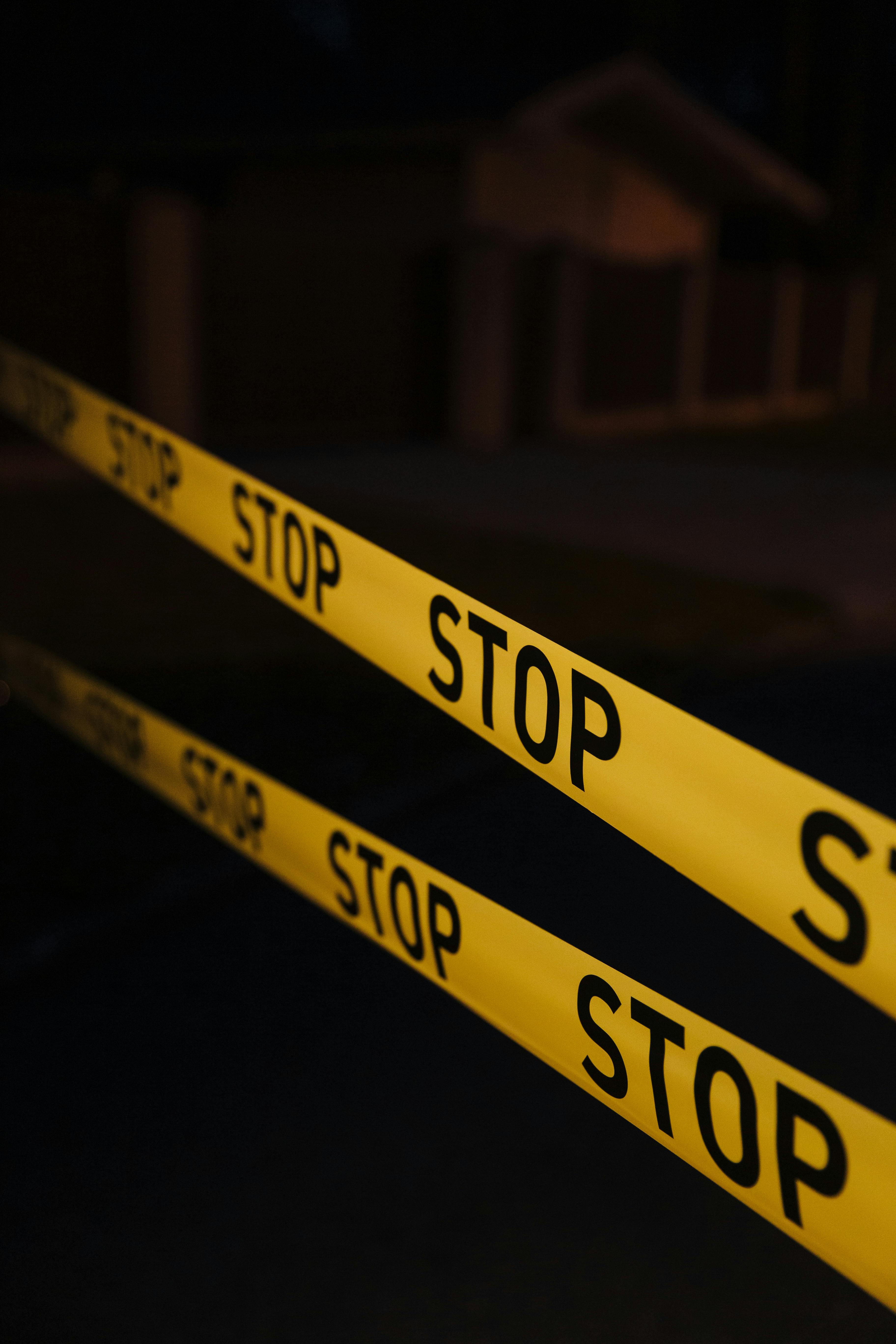 3648x5472 Crime Scene Do Not Cross Signage · Free