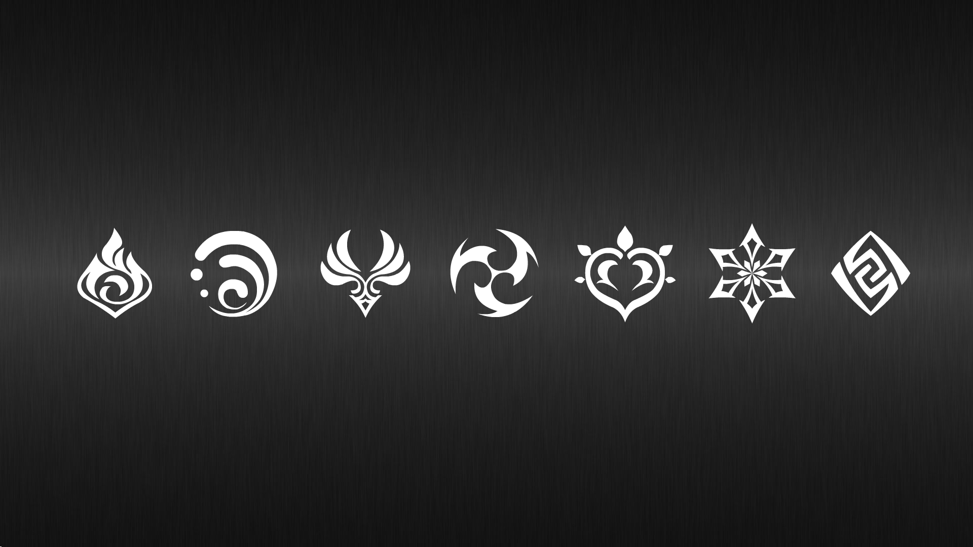 1920x1080 I Made 2 Wallpaper Of The Genshin Elements : R Genshin_Impact