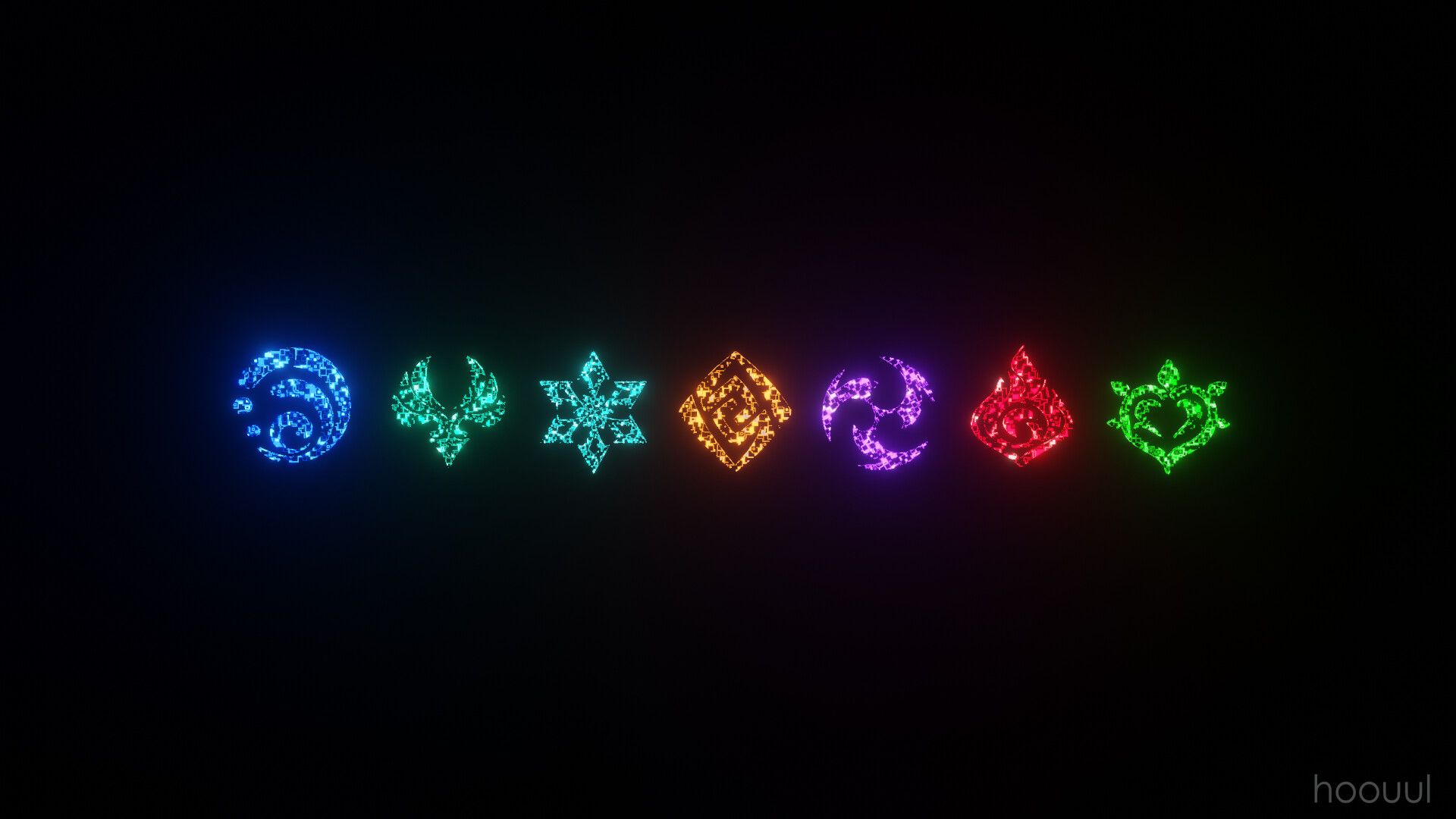 1920x1080 Genshin impact elements