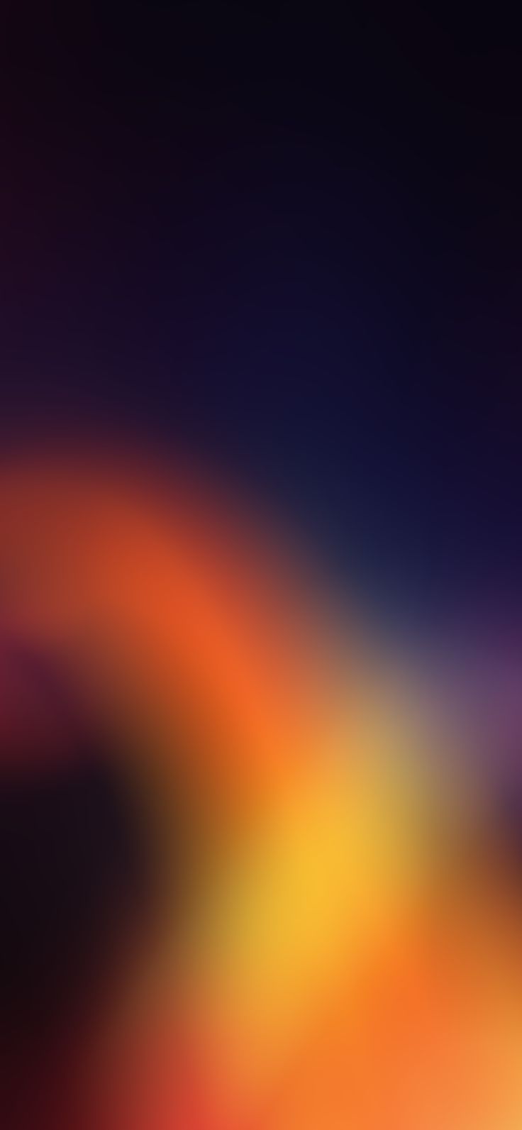 736x1593 Black And Orange iPhone Wallpaper