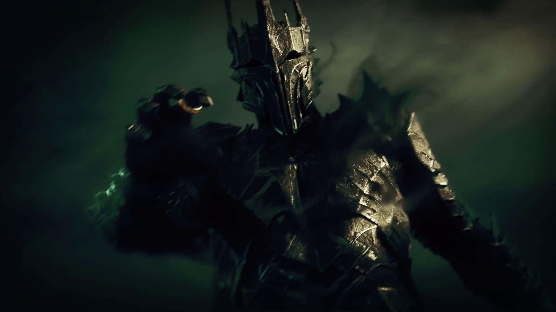1920x1080 A Dark Knight In Armor Is Holding A Sword Wallpaper