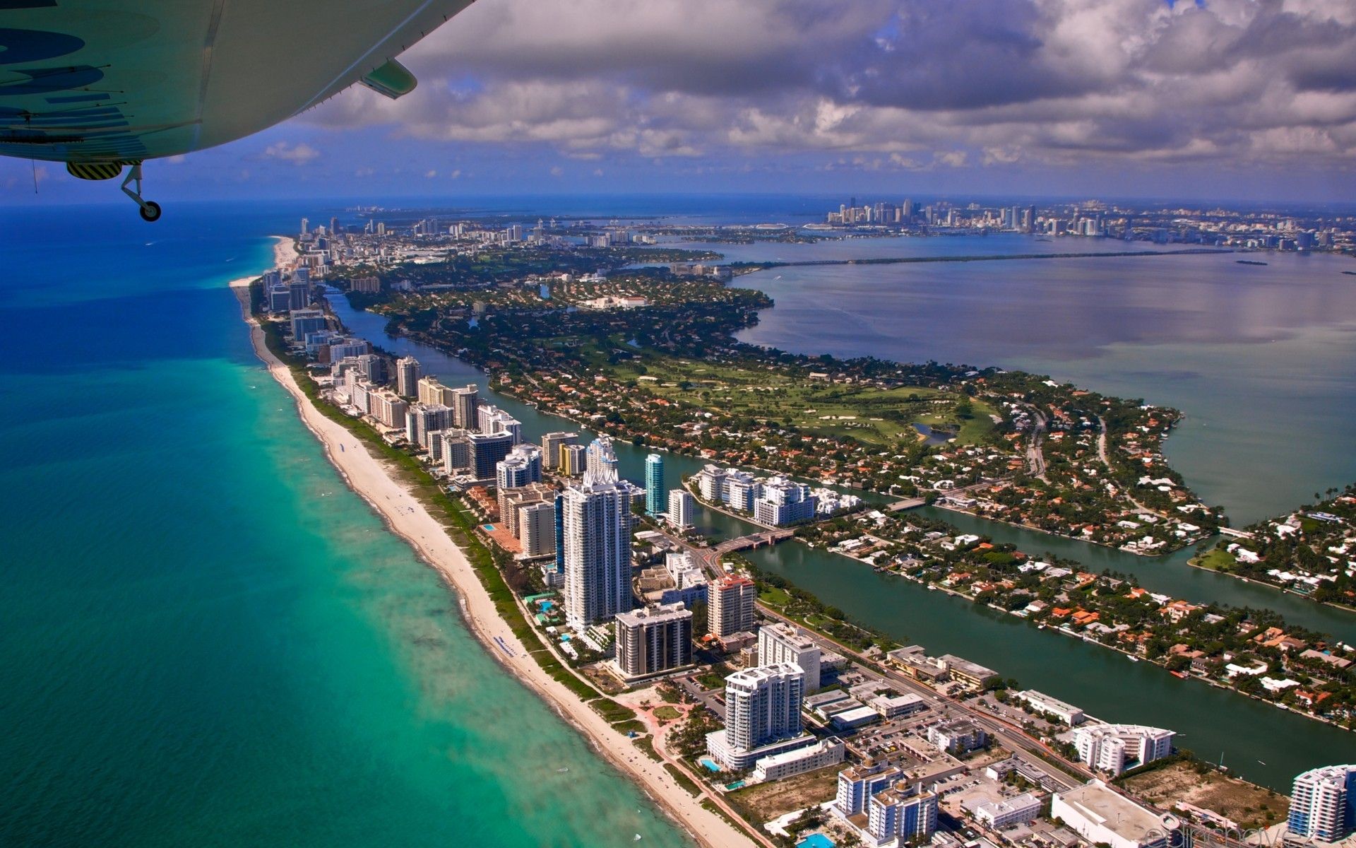 1920x1200 Free Miami Beach 4K Wallpaper & Desktop HD Background for PC