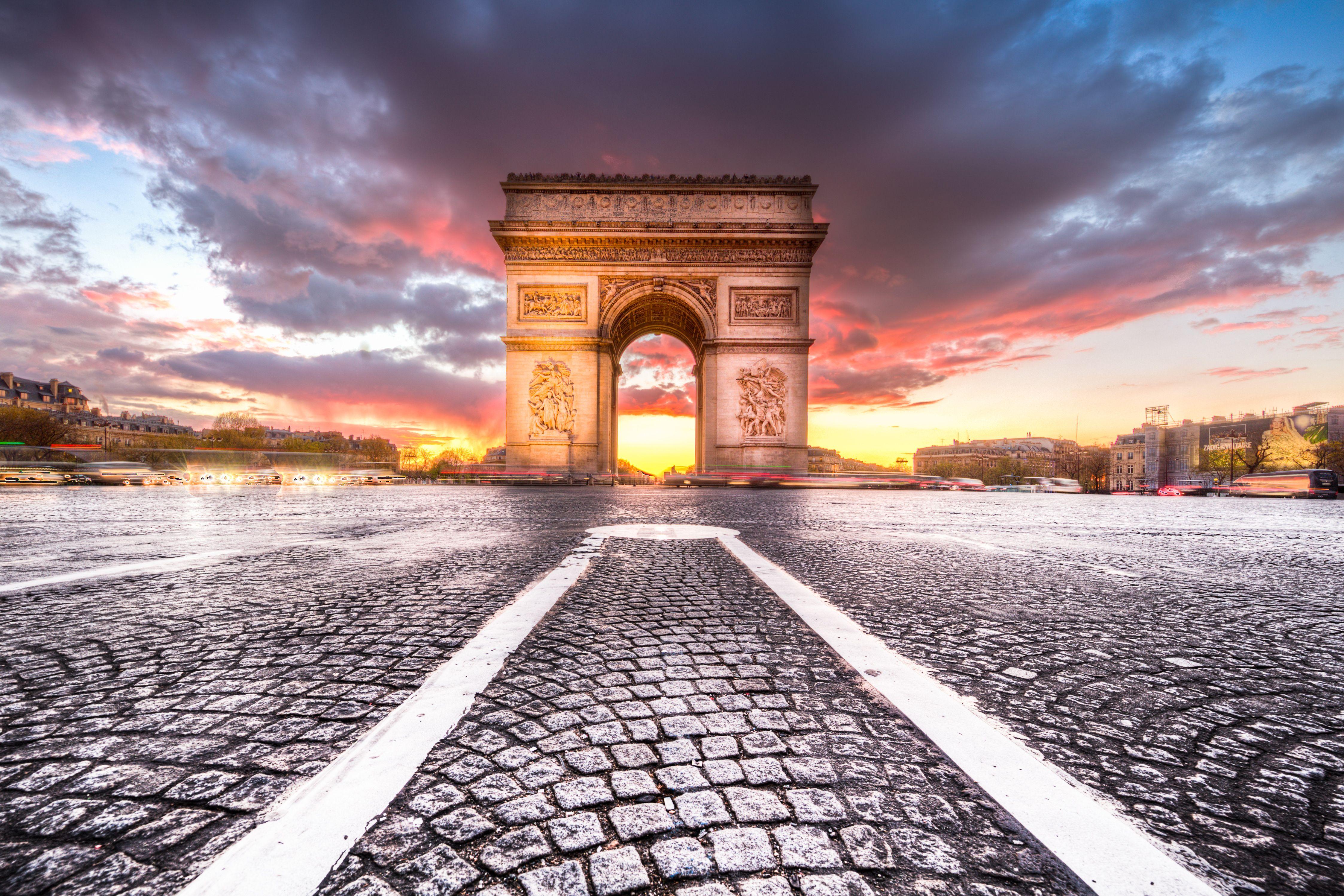 4492x2995 Arc De Triomphe Wallpaper, Picture, Image