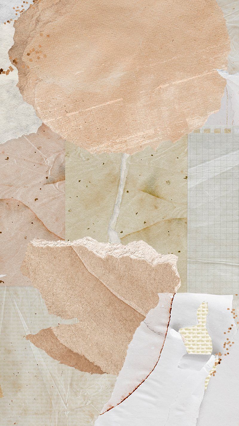 800x1422 Aesthetic paper collage background, pastel