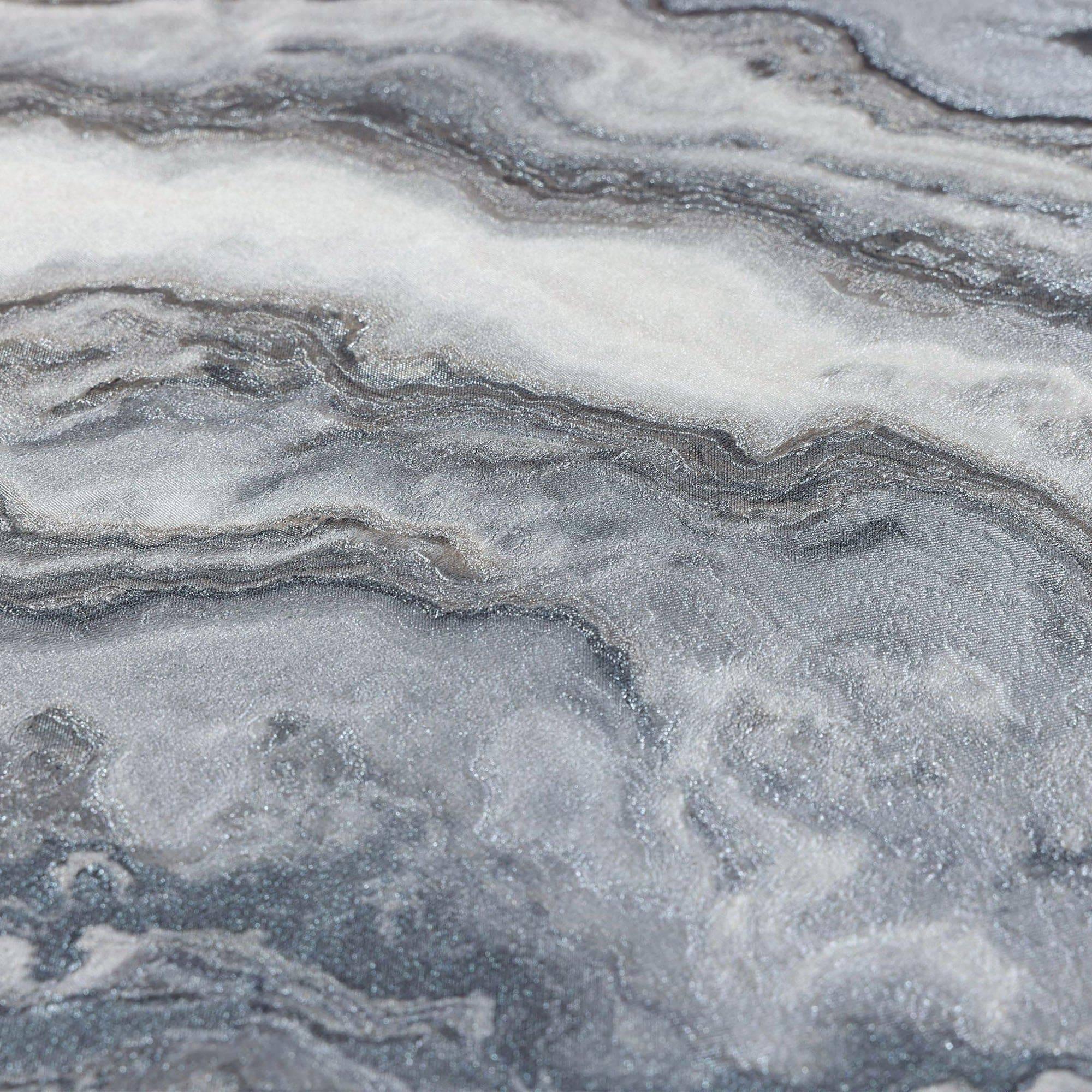 2000x2000 Modern White, Silver Marbled Shiny Wallpaper, Home Wall Decor, Aesthet